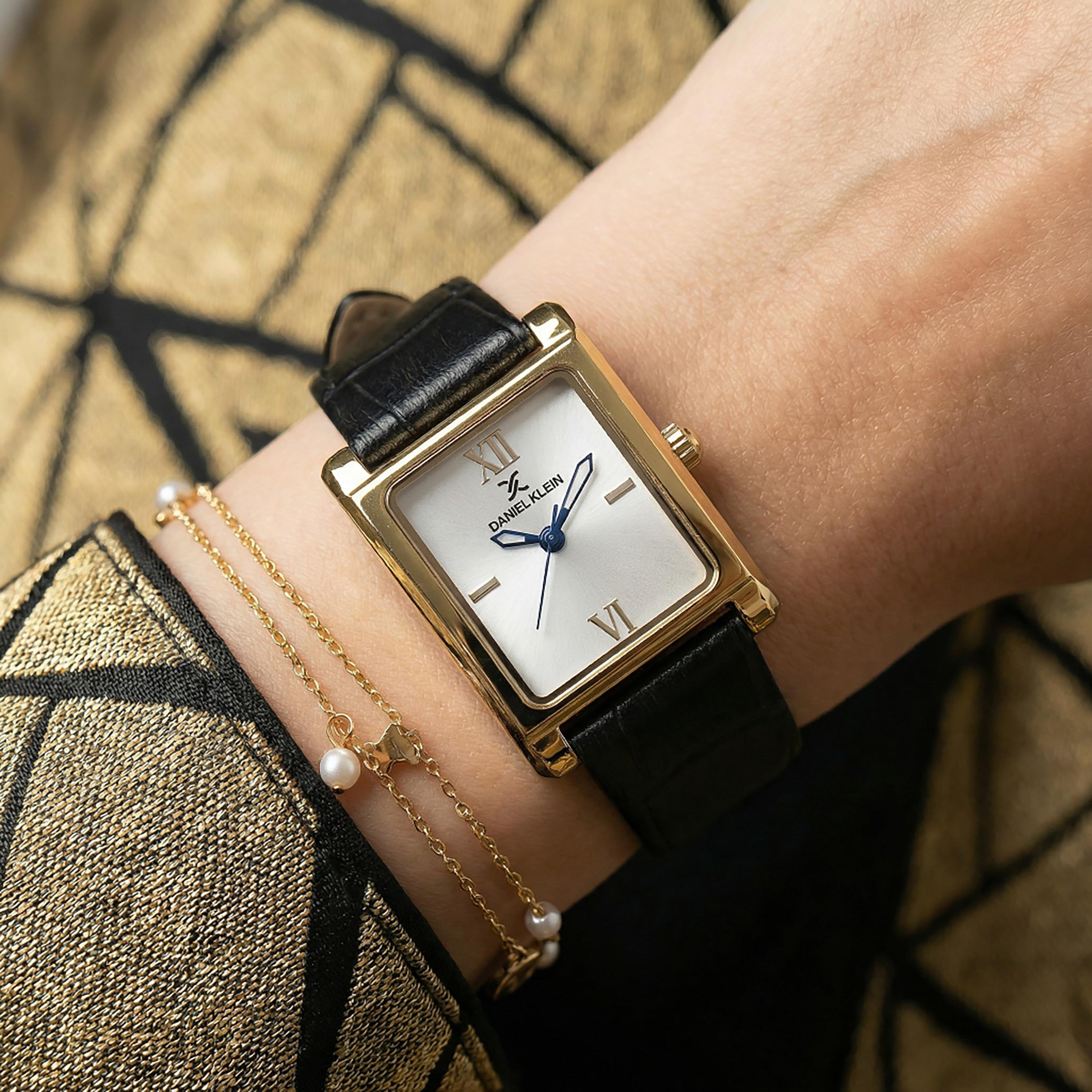 Daniel Klein Premium Black Leather Watch for Women | DK.1.14112-2-women-watchesandjewellery-watches-image-3