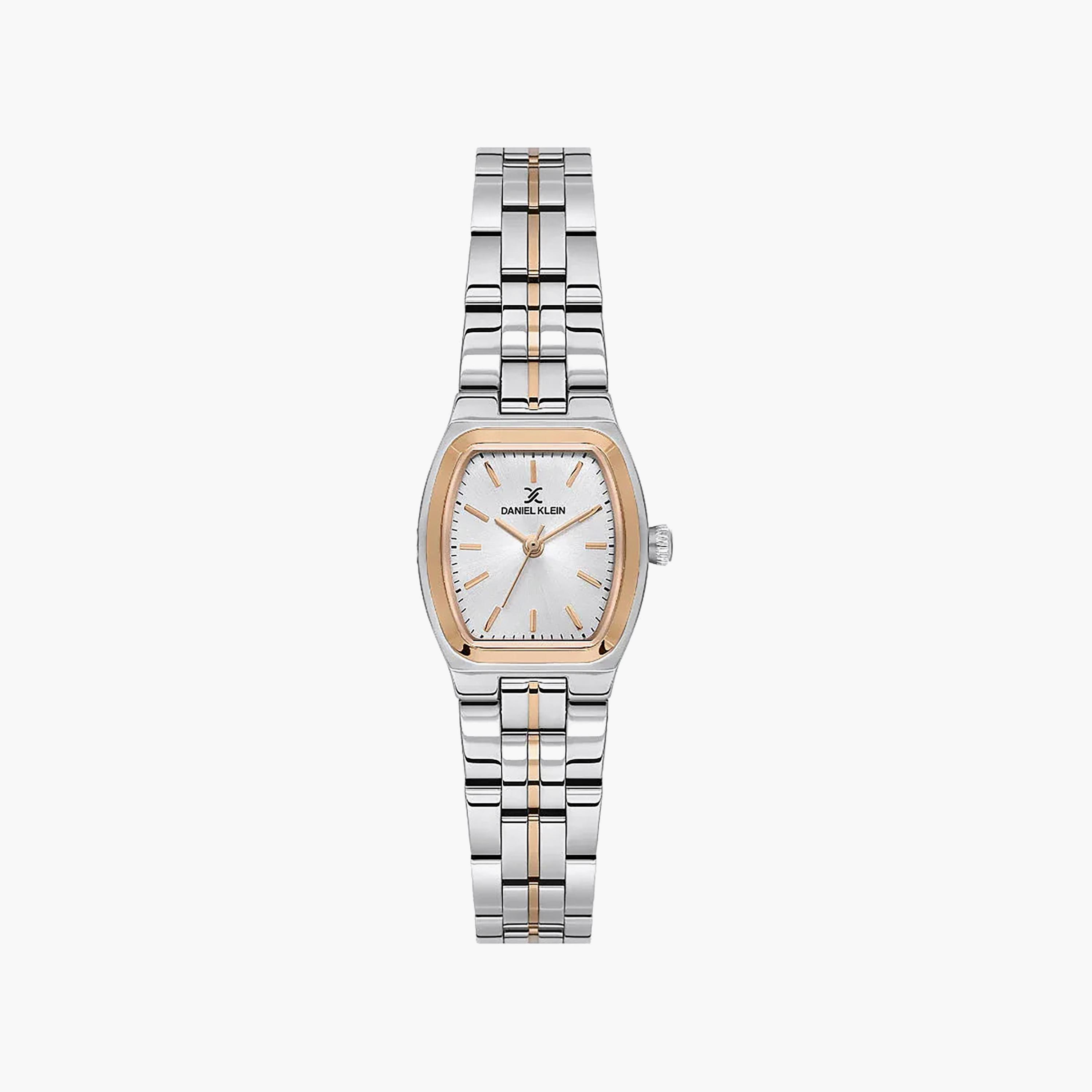 Daniel Klein Premium Silver and Rose Gold Stainless Steel Watch for Women | DK.1.14117-6-women-watchesandjewellery-watches-image-1