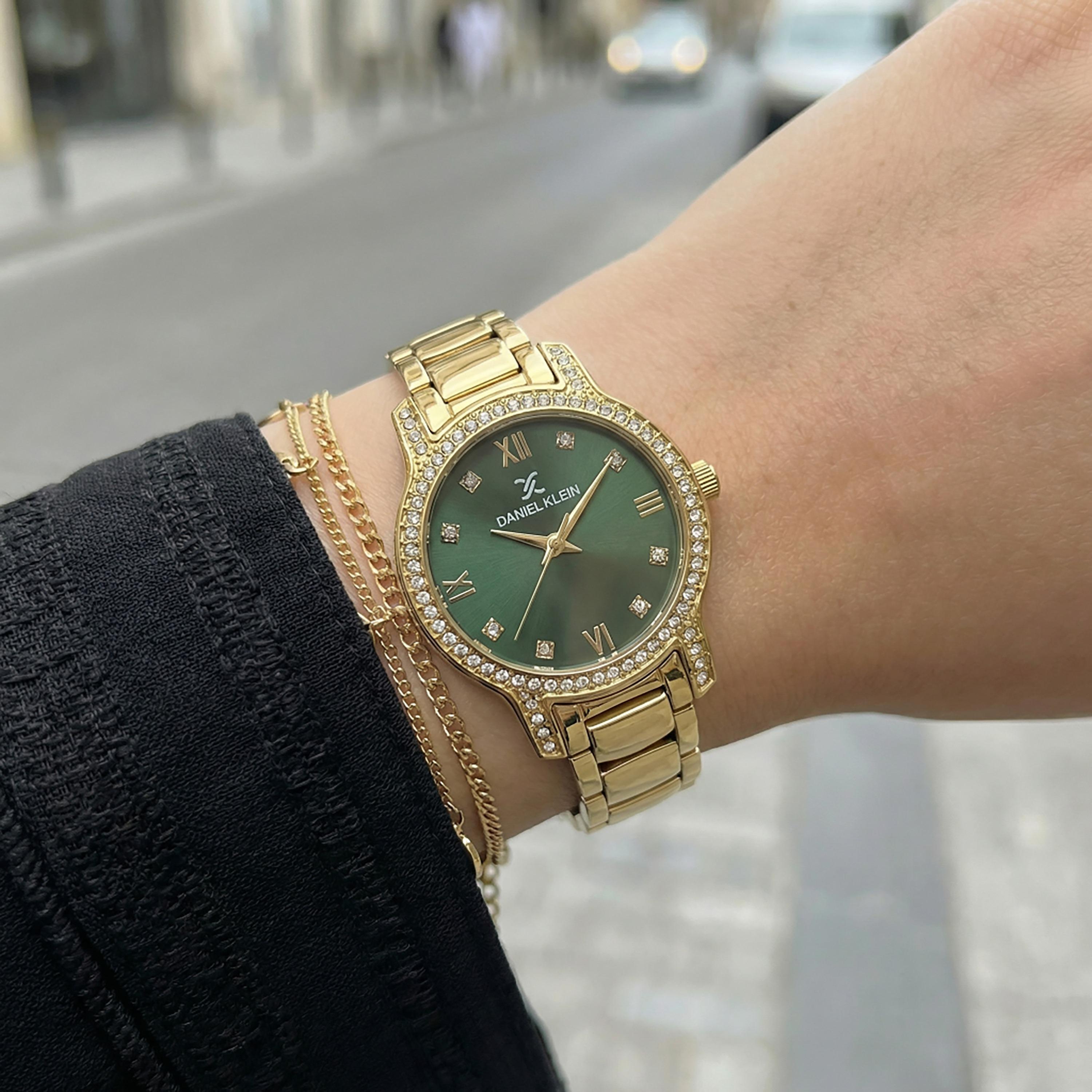 Daniel Klein Premium Gold Stainless Steel Watch for Women | DK.1.14118-2-women-watchesandjewellery-watches-image-5