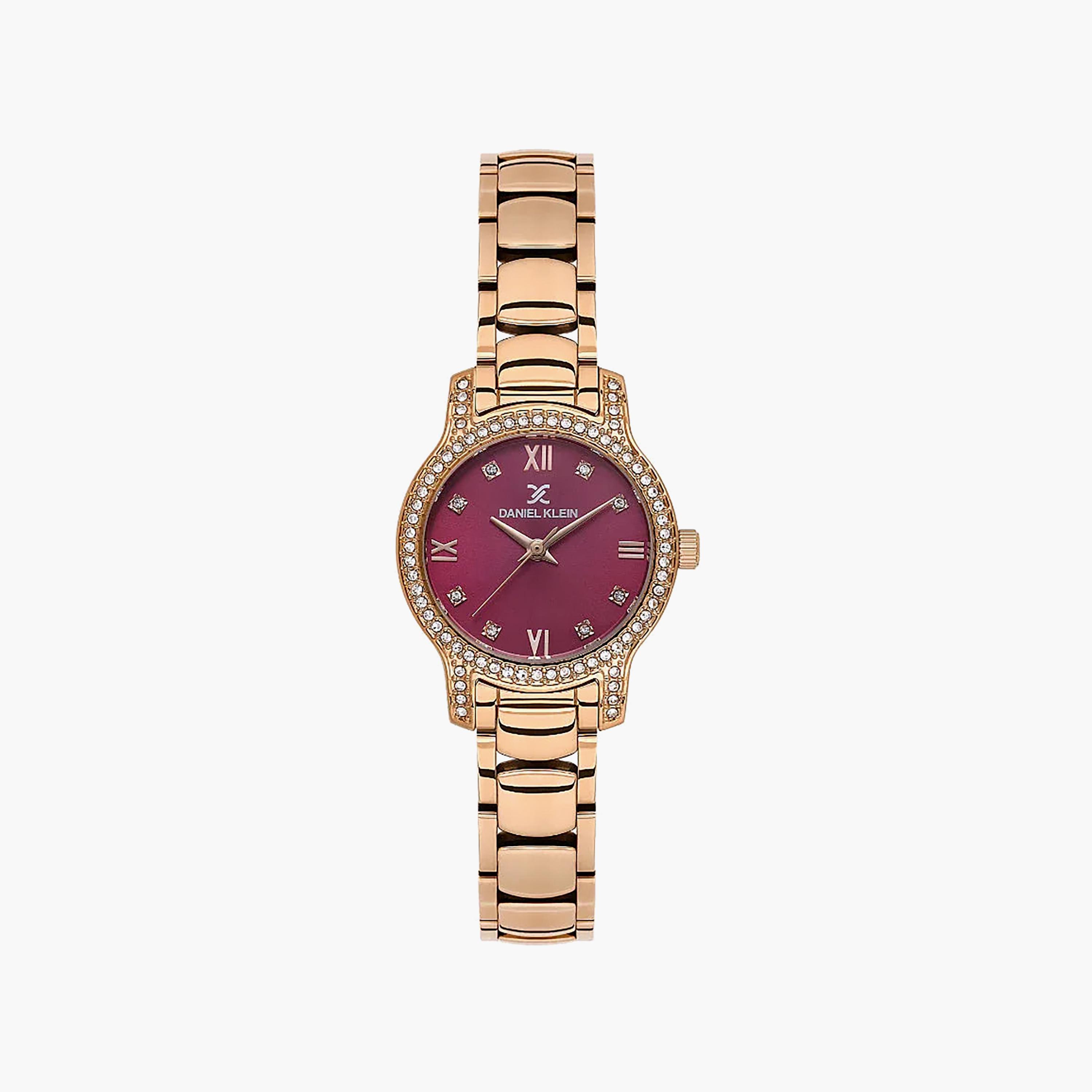 Daniel Klein Premium Rose Gold Stainless Steel Watch for Women | DK.1.14118-6-women-watchesandjewellery-watches-image-1