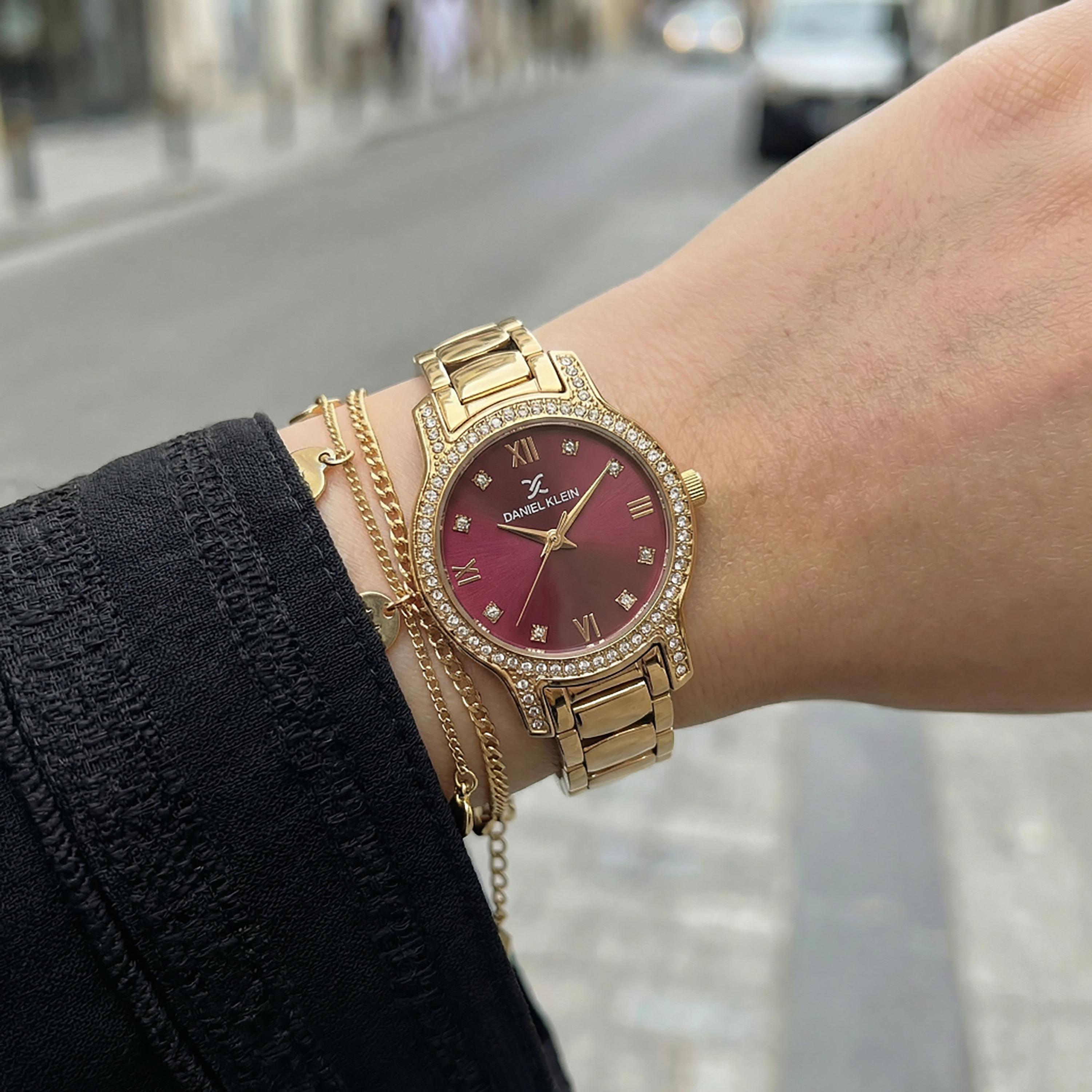 Daniel Klein Premium Rose Gold Stainless Steel Watch for Women | DK.1.14118-6-women-watchesandjewellery-watches-image-5