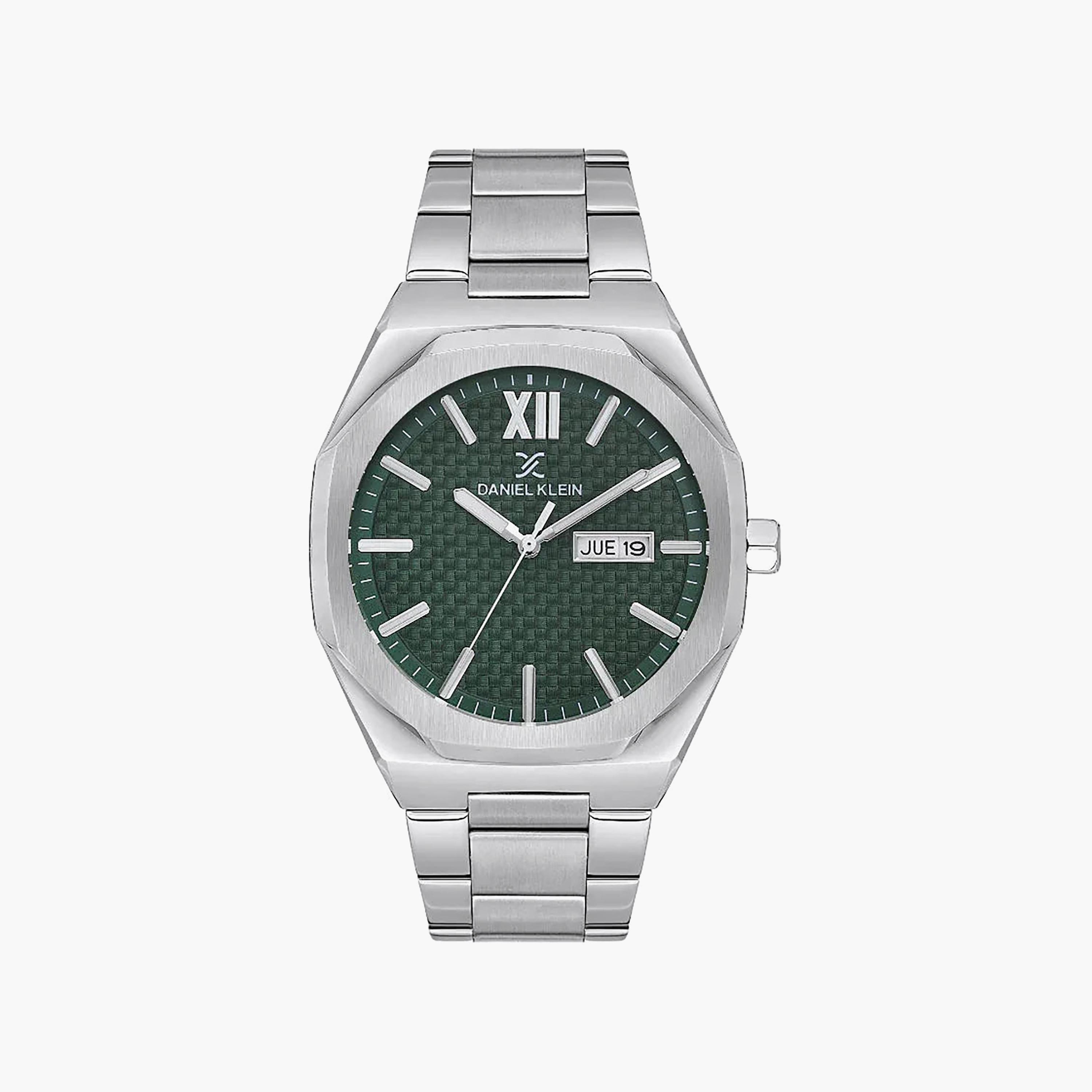 ساعة دانيال كلاين بريميوم فضية من الفولاذ المقاوم للصدأ للرجال | DK.1.14149-3-men-watchesandjewellery-watches-image-1