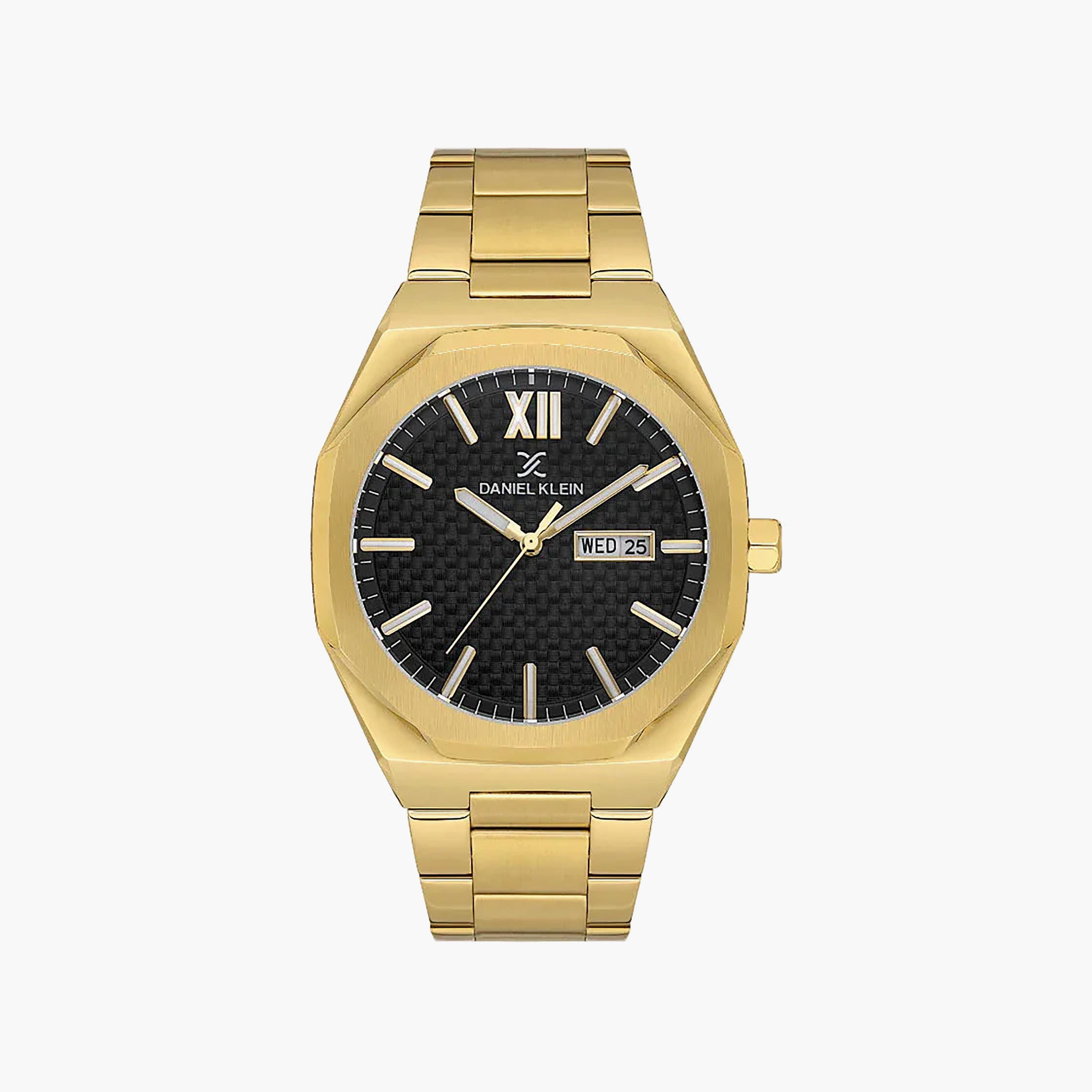 ساعة دانيال كلاين بريميوم ذهبية من الفولاذ المقاوم للصدأ للرجال | DK.1.14149-5-men-watchesandjewellery-watches-image-1