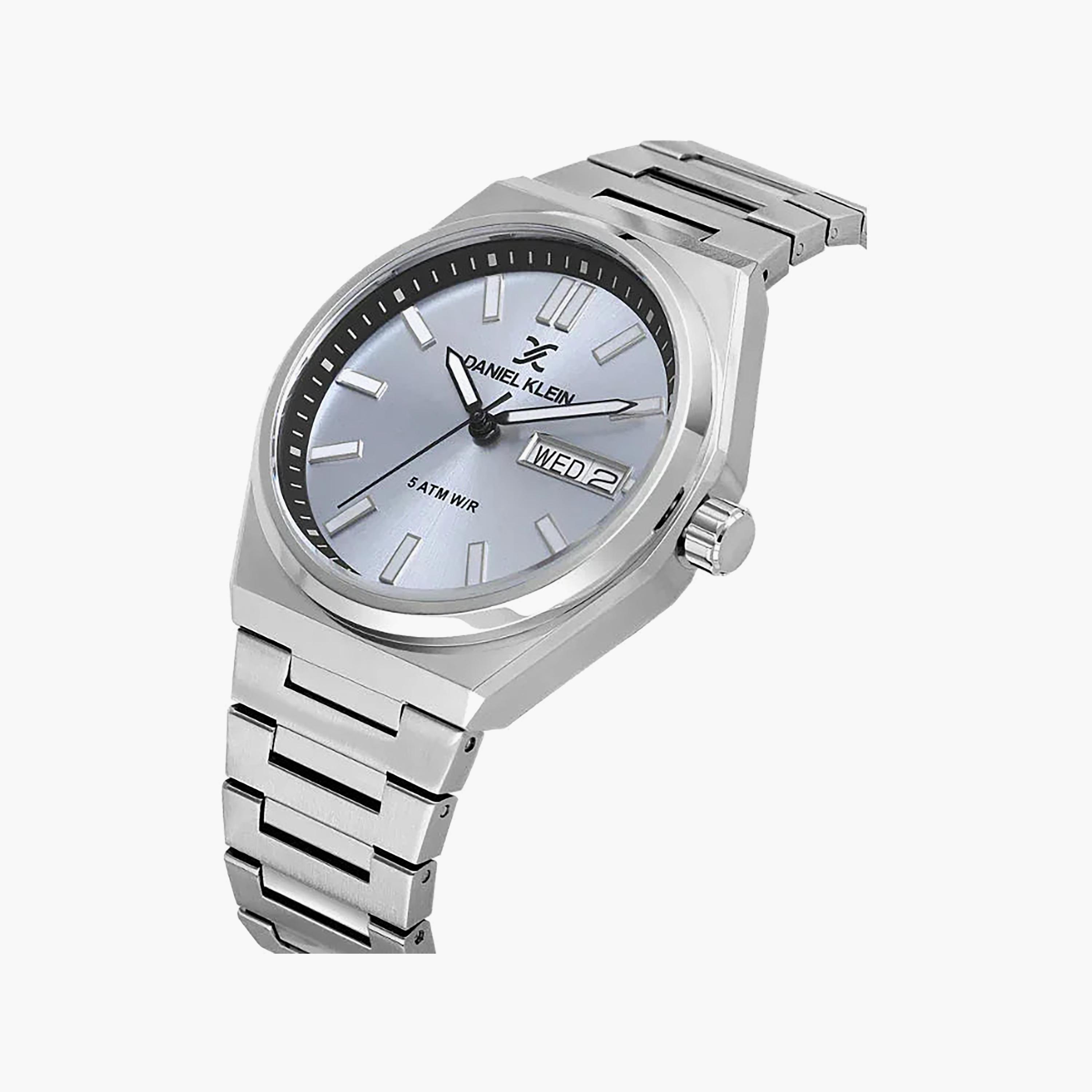 ساعة دانيال كلاين بريميوم فضية من الفولاذ المقاوم للصدأ للرجال | DK.1.14150-6-men-watchesandjewellery-watches-image-3