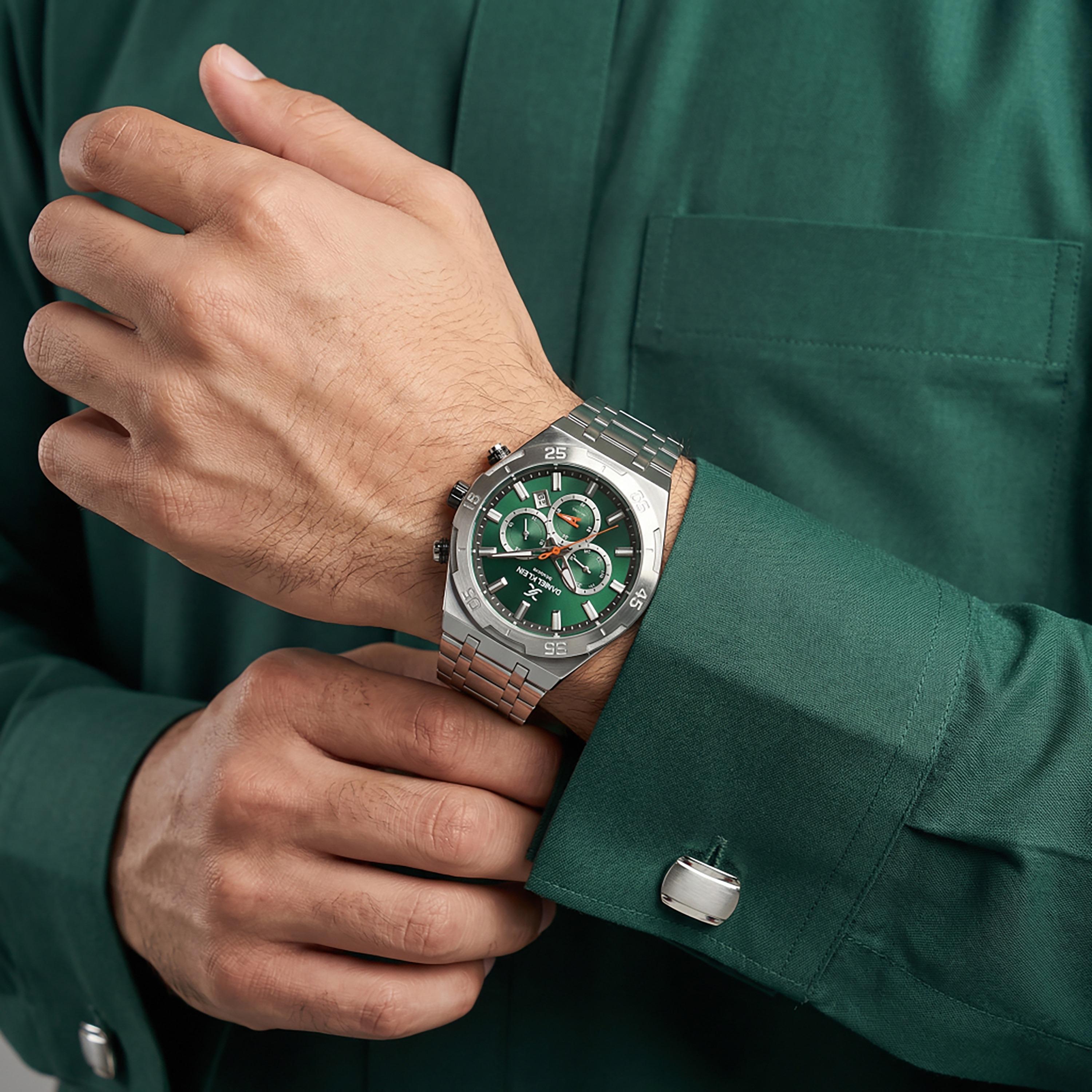 ساعة دانيال كلاين الحصرية للرجال من الفولاذ المقاوم للصدأ الفضي | DK.1.14207-3-men-watchesandjewellery-watches-image-3