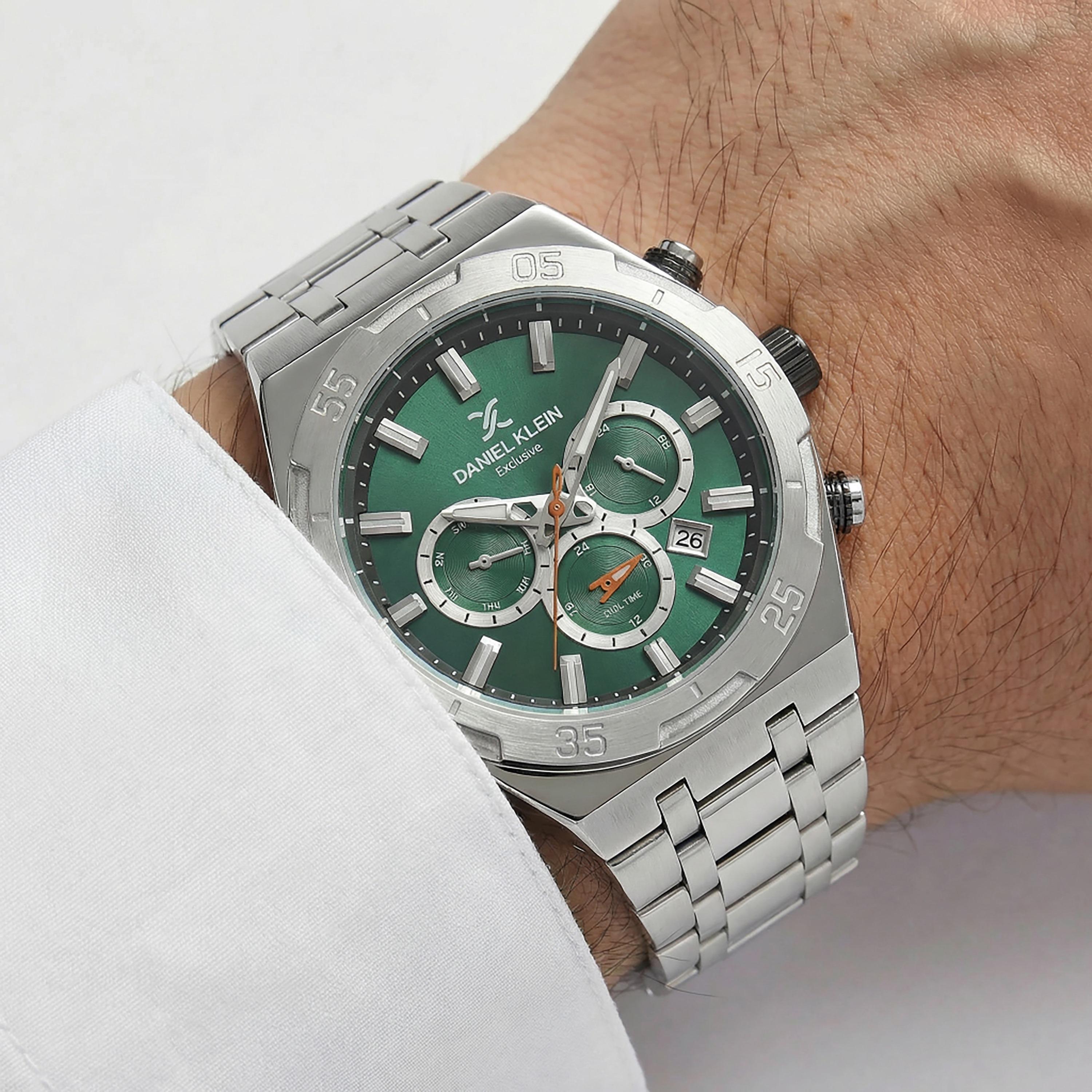 ساعة دانيال كلاين الحصرية للرجال من الفولاذ المقاوم للصدأ الفضي | DK.1.14207-3-men-watchesandjewellery-watches-image-4
