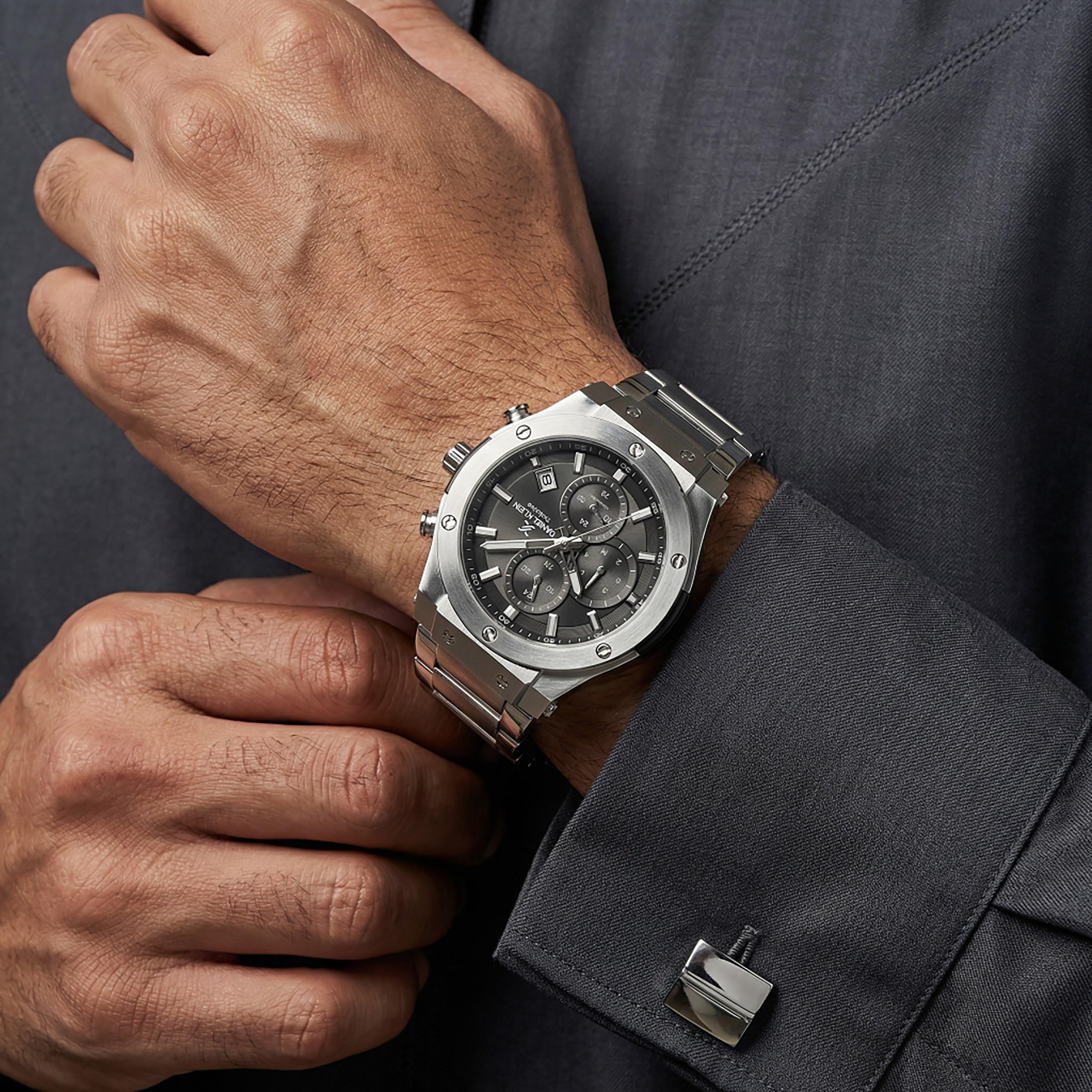 ساعة دانيال كلاين الحصرية للرجال، مصنوعة من الفولاذ المقاوم للصدأ الفضي | DK.1.14227-2-men-watchesandjewellery-watches-image-3