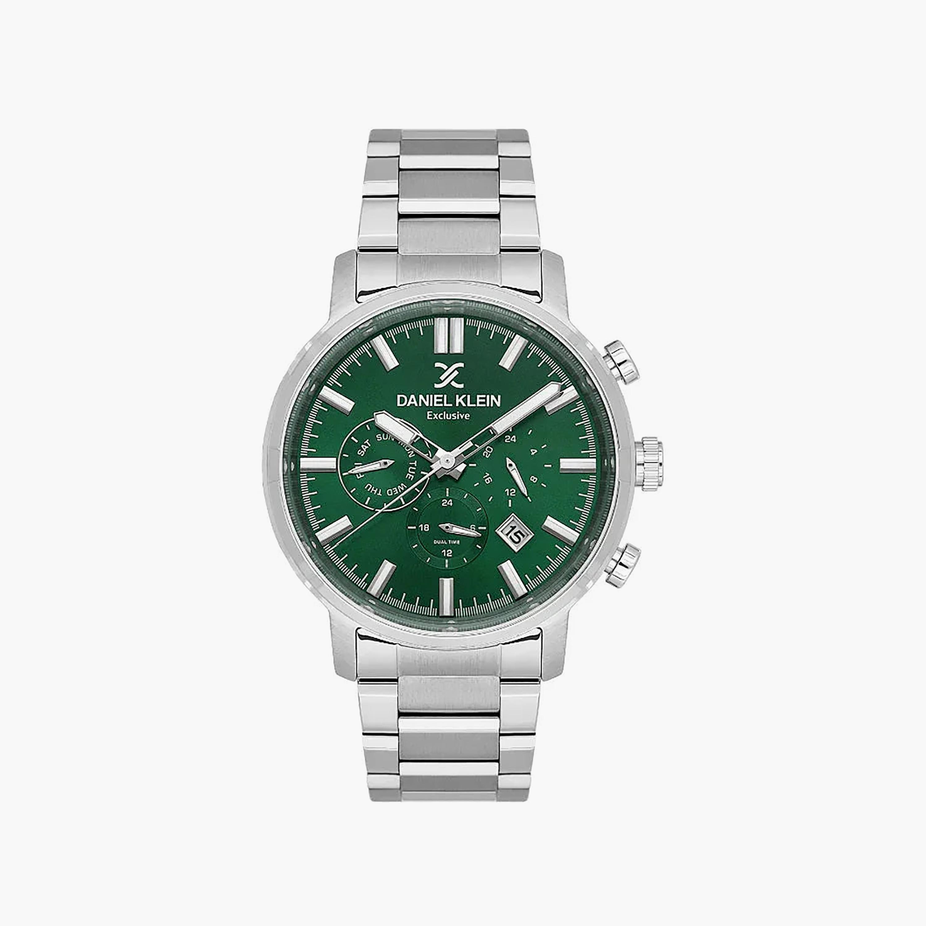 ساعة دانيال كلاين الحصرية للرجال من الفولاذ المقاوم للصدأ الفضي | DK.1.14230-4-men-watchesandjewellery-watches-image-1