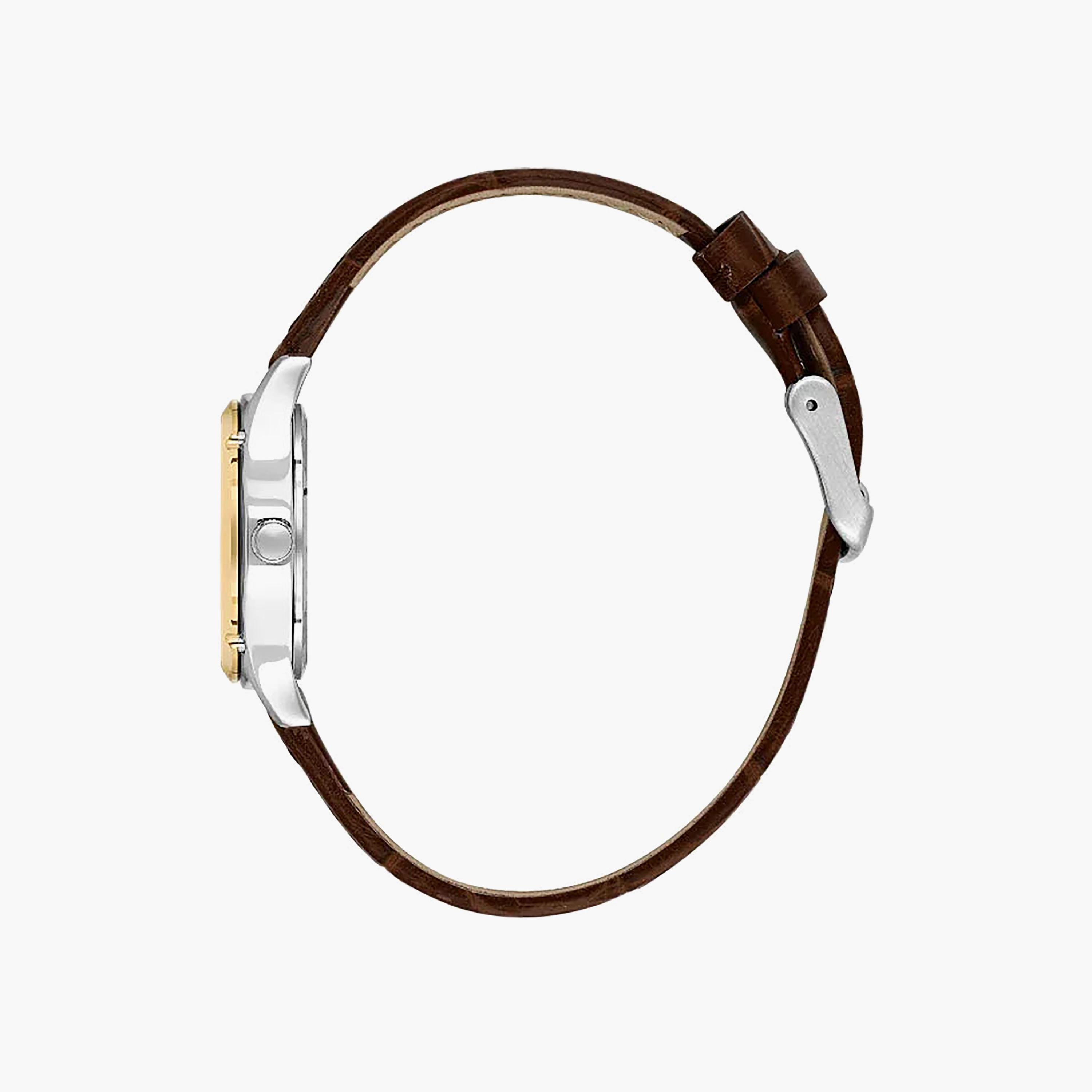 ساعة دانيال كلاين الفاخرة للنساء، مصنوعة من الجلد البني الداكن | DK.1.14270-4-women-watchesandjewellery-watches-image-2