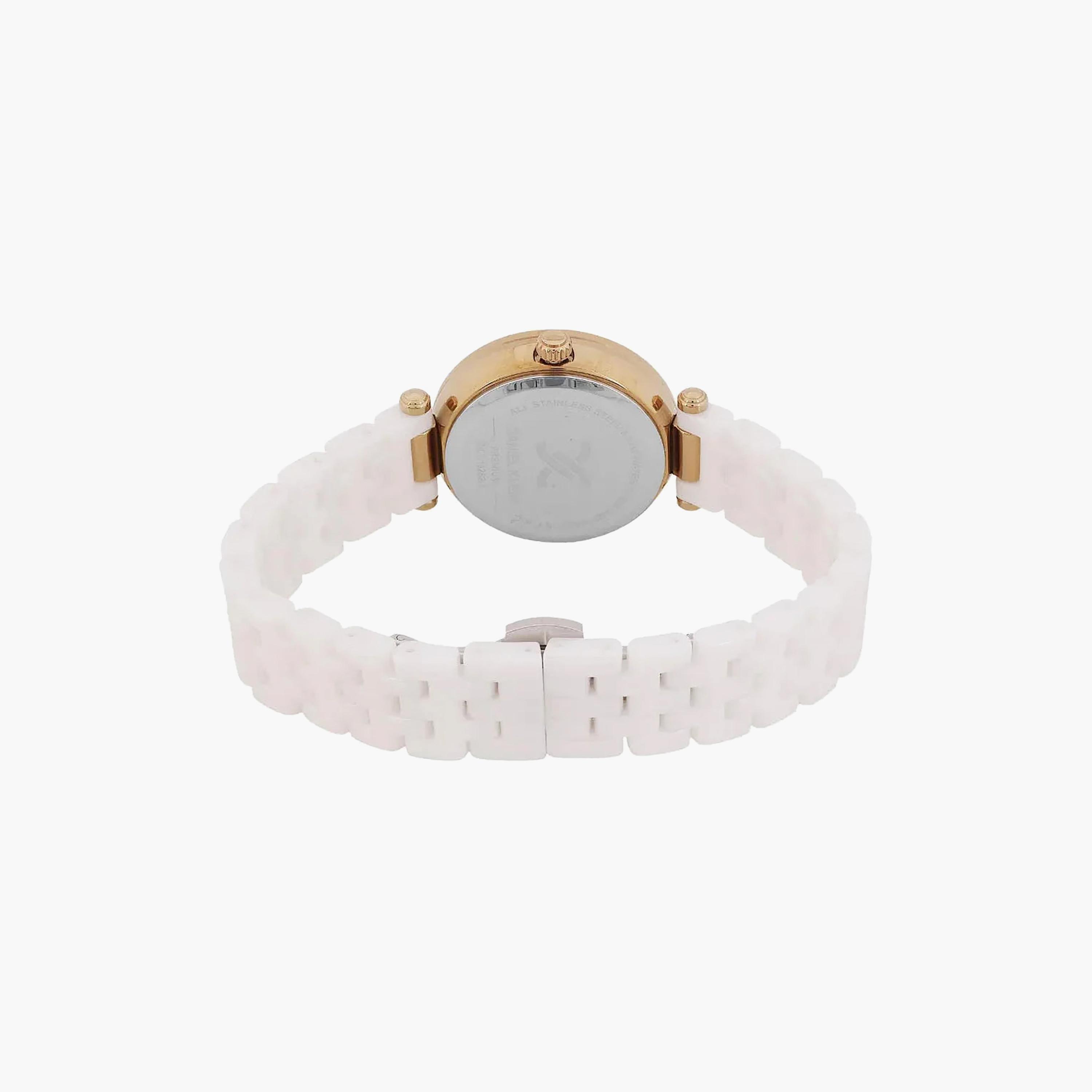 ساعة دانيال كلاين النسائية الفاخرة بسوار من السيراميك الأبيض | DK.1.14282-1-women-watchesandjewellery-watches-image-4