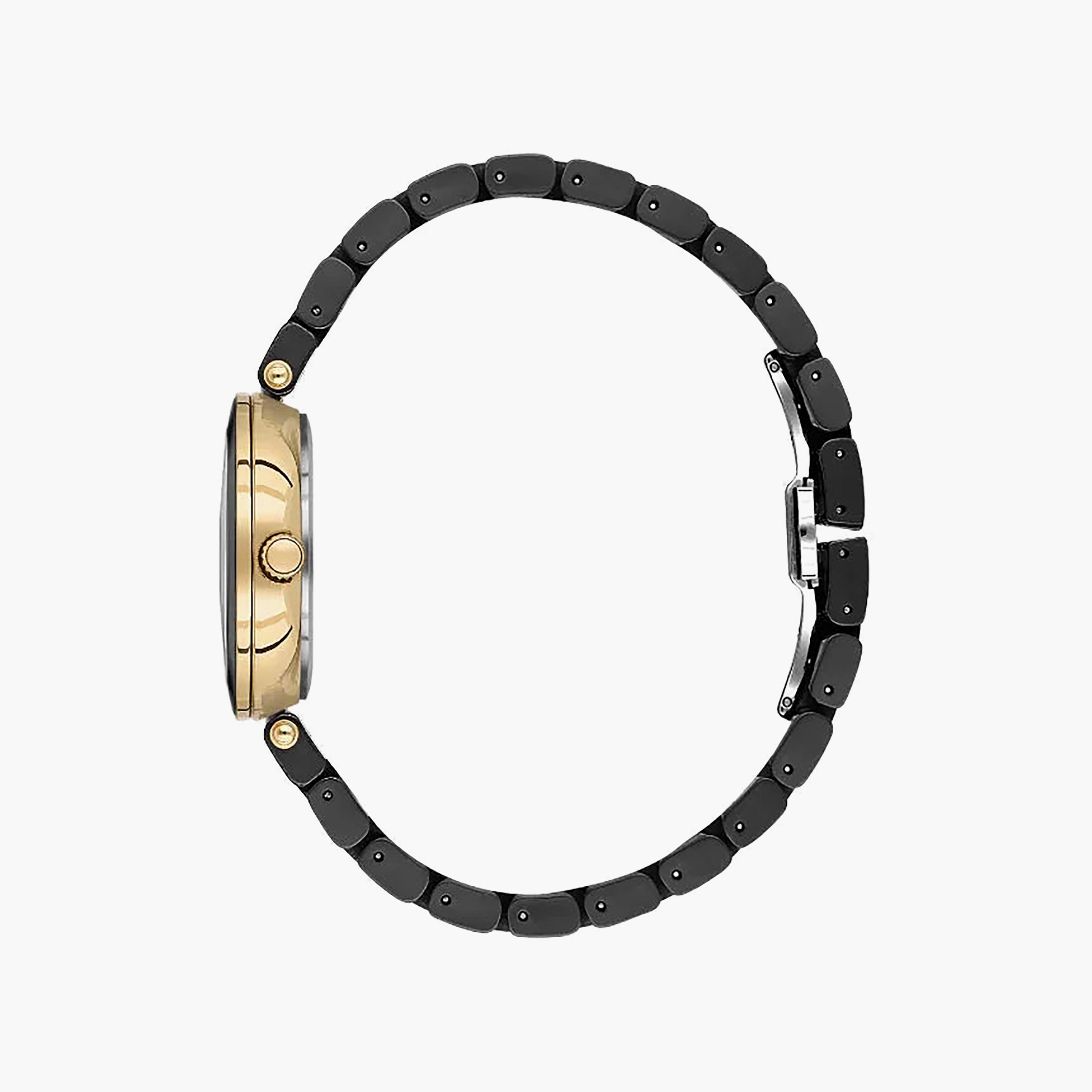 ساعة دانيال كلاين النسائية الفاخرة بسوار من السيراميك الأسود | DK.1.14282-3-women-watchesandjewellery-watches-image-2