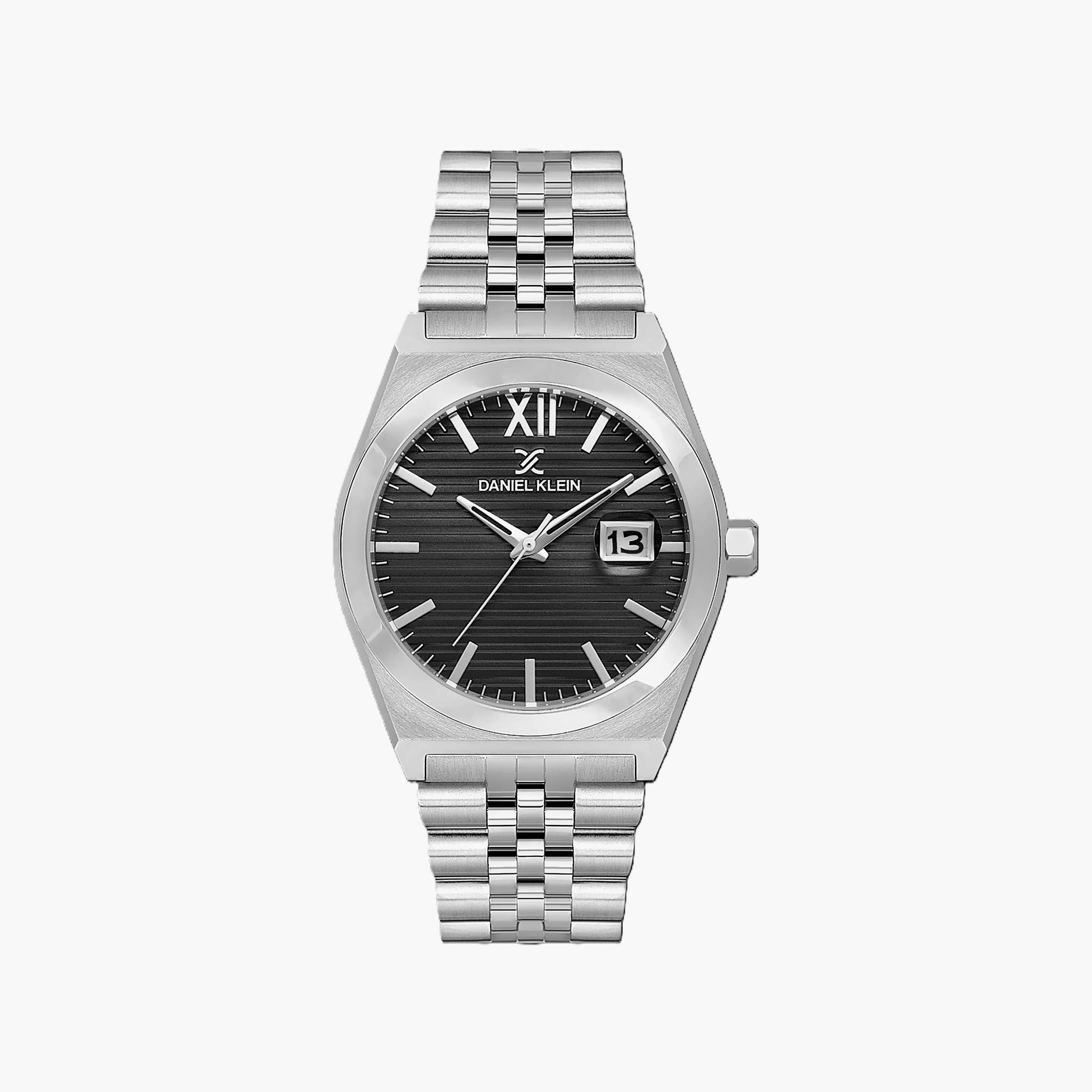 Daniel Klein Pair Silver Stainless Steel Watch for Couple | DK.1.14283-2-men-watchesandjewellery-watches-image-2