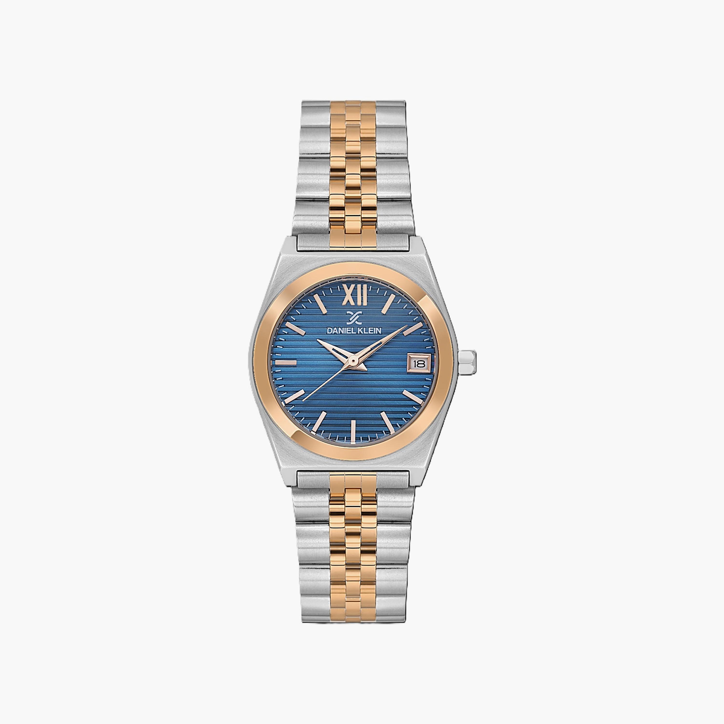 Daniel Klein Pair Silver and Rose Gold Stainless Steel Watch for Couple | DK.1.14283-5-men-watchesandjewellery-watches-image-3