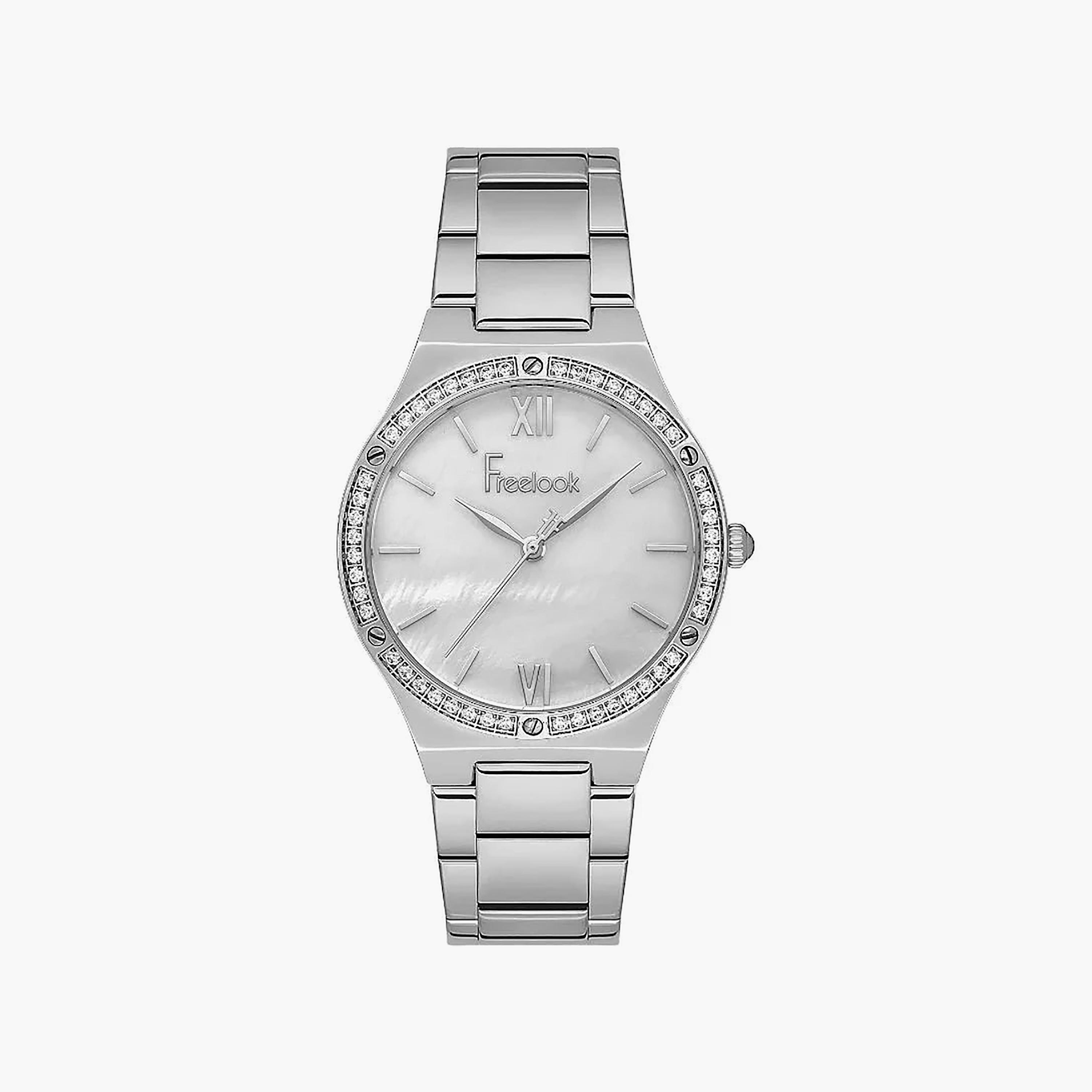 ساعة فريلوك لوميير الفضية المصنوعة من الفولاذ المقاوم للصدأ للنساء | FL.1.10407-1-women-watchesandjewellery-watches-image-1