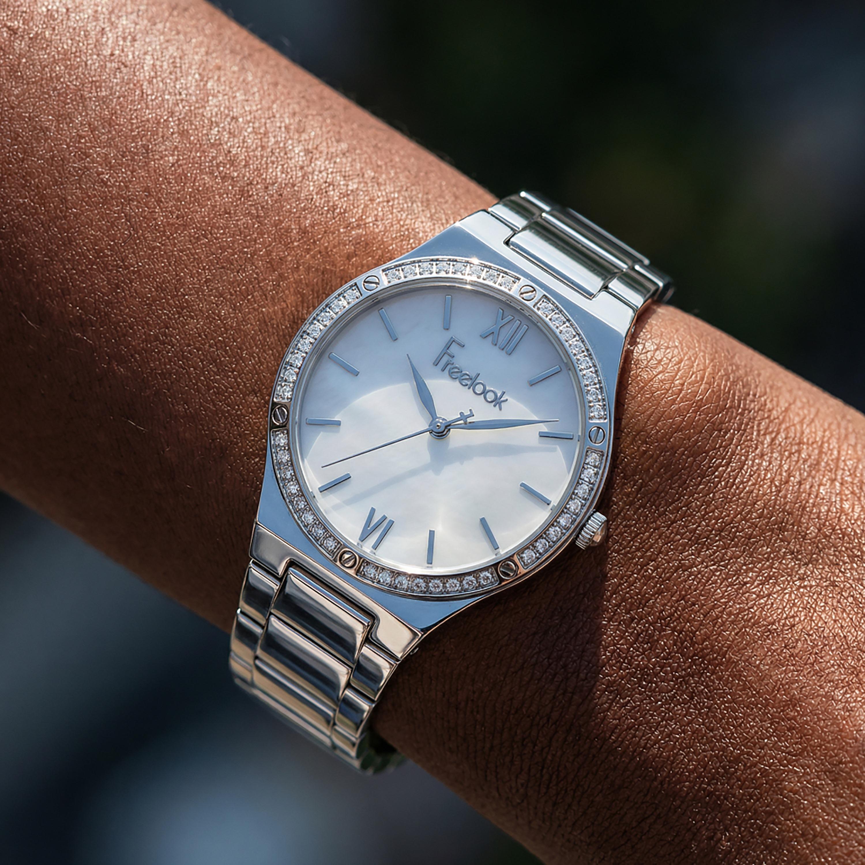 ساعة فريلوك لوميير الفضية المصنوعة من الفولاذ المقاوم للصدأ للنساء | FL.1.10407-1-women-watchesandjewellery-watches-image-3