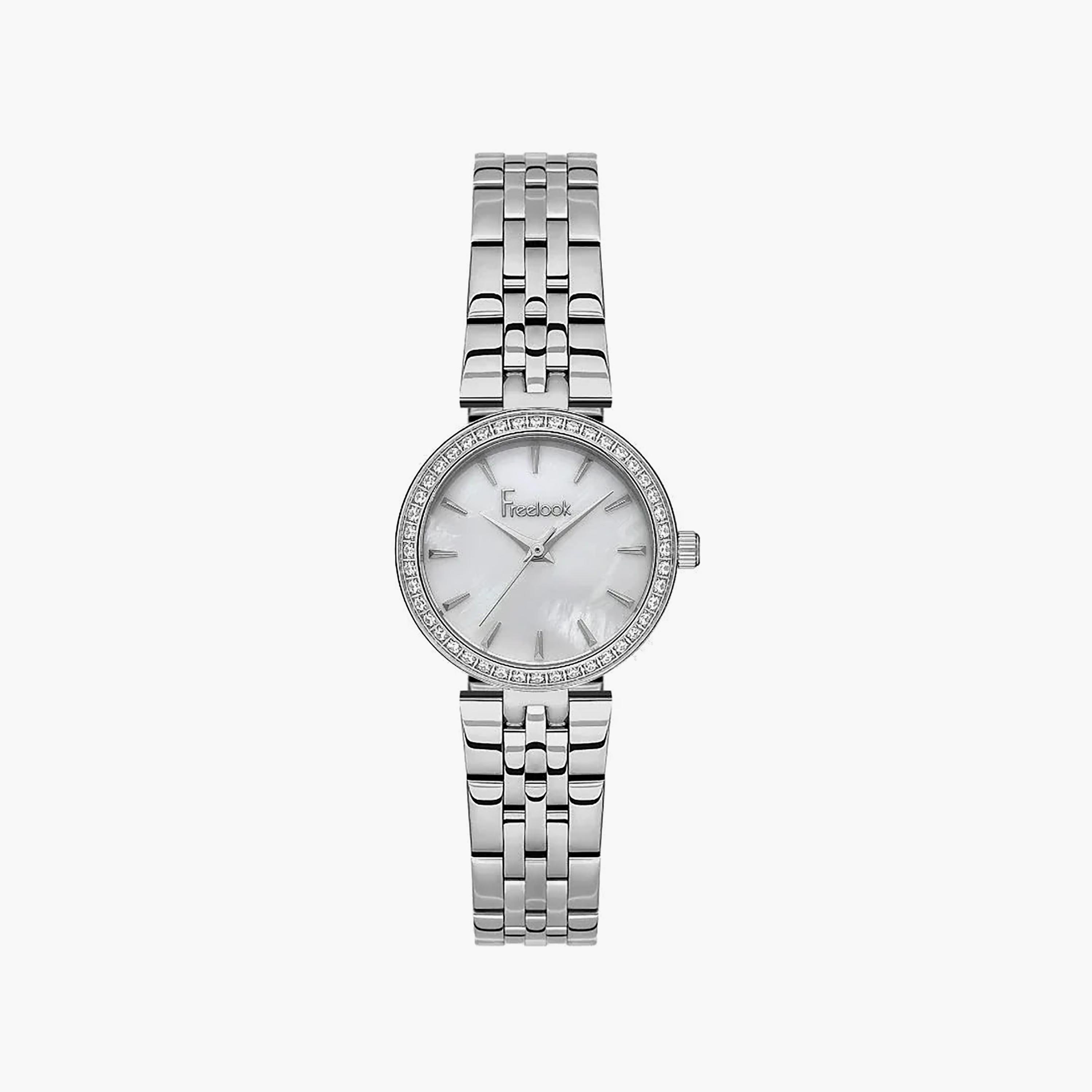 ساعة فريلوك لوميير الفضية المصنوعة من الفولاذ المقاوم للصدأ للنساء | FL.1.10426-1-women-watchesandjewellery-watches-image-1