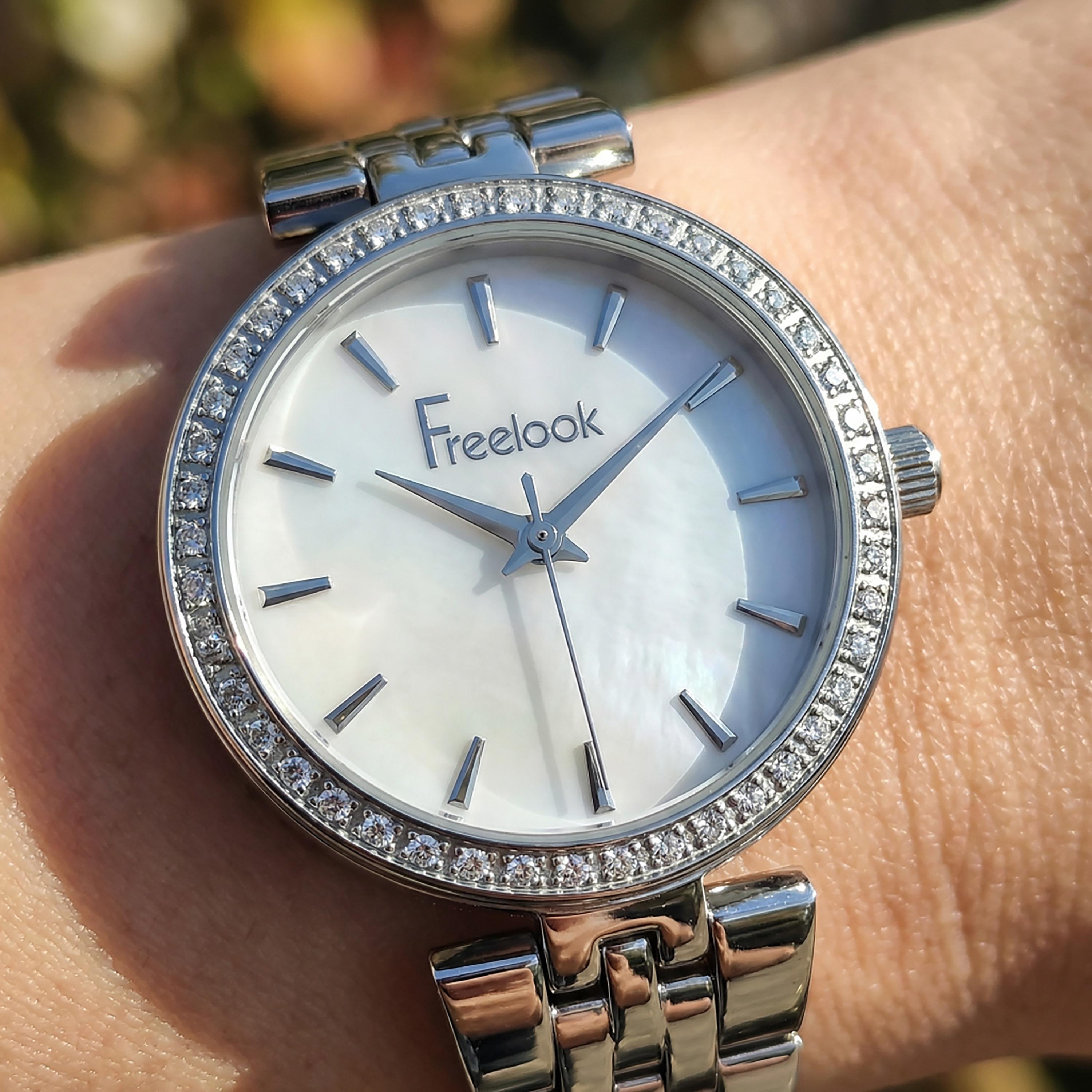 ساعة فريلوك لوميير الفضية المصنوعة من الفولاذ المقاوم للصدأ للنساء | FL.1.10426-1-women-watchesandjewellery-watches-image-3