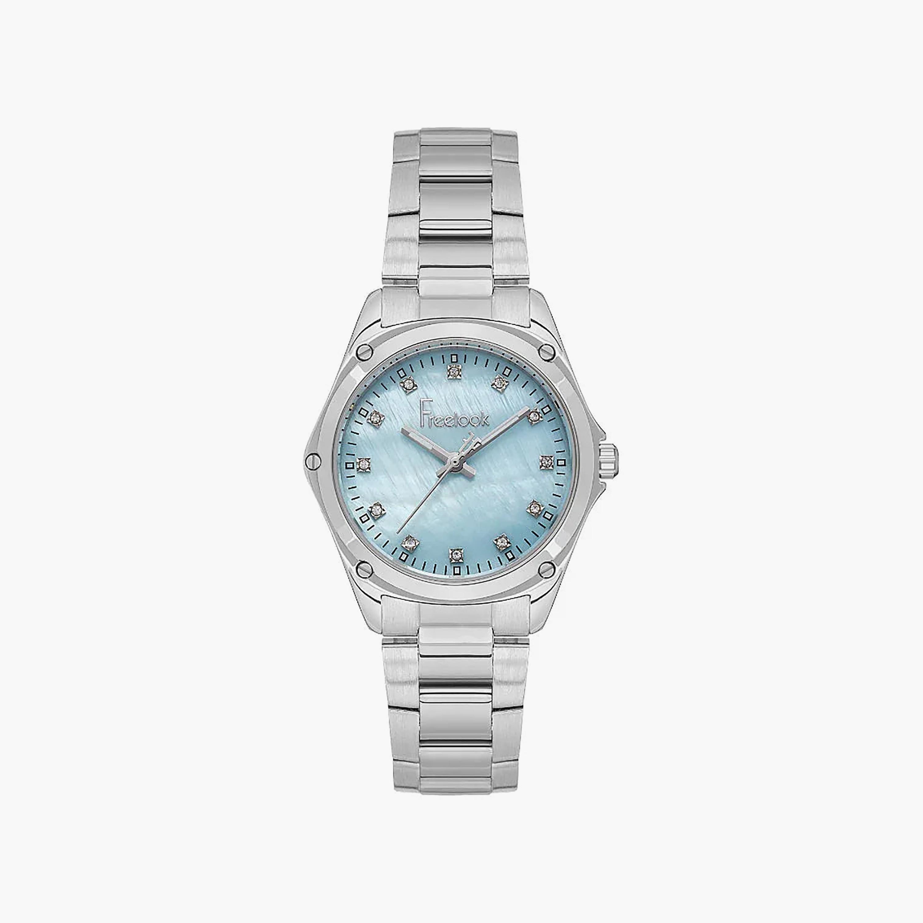 ساعة فريلوك جولي الفضية المصنوعة من الفولاذ المقاوم للصدأ للنساء | FL.1.10437-1-women-watchesandjewellery-watches-image-1