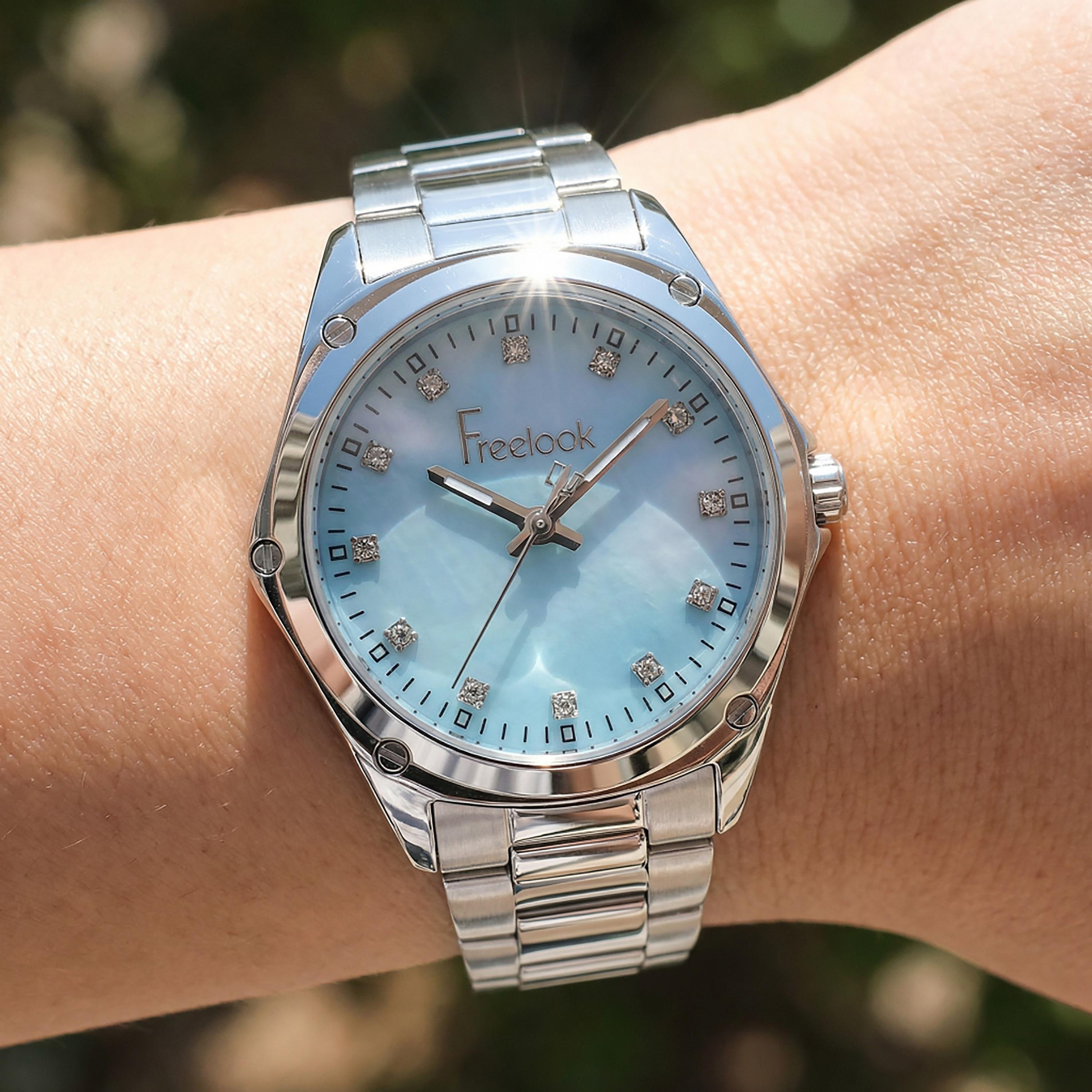 ساعة فريلوك جولي الفضية المصنوعة من الفولاذ المقاوم للصدأ للنساء | FL.1.10437-1-women-watchesandjewellery-watches-image-3