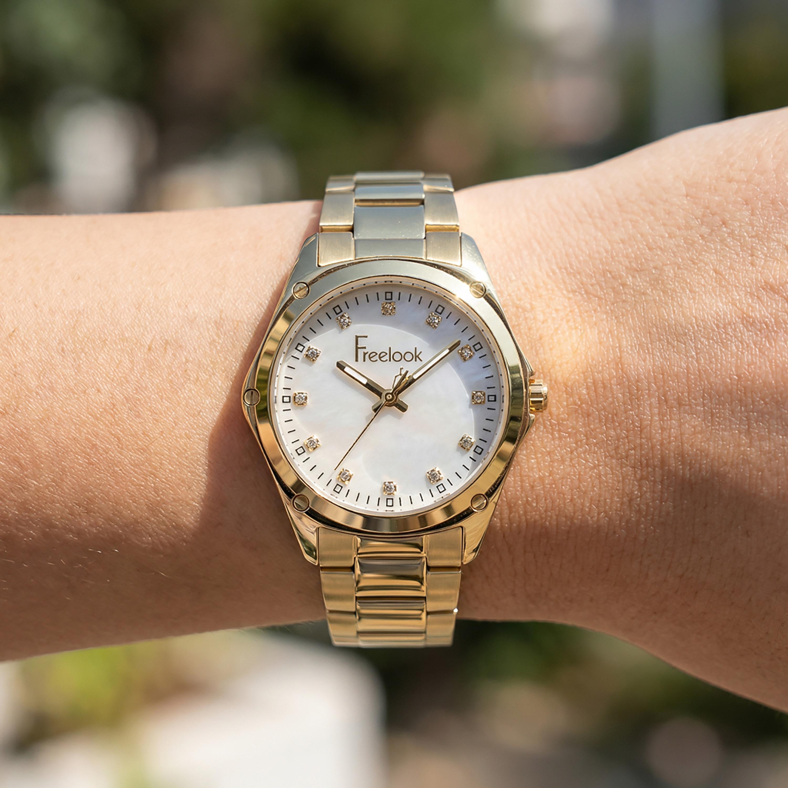 ساعة فريلوك جولي الفضية المصنوعة من الفولاذ المقاوم للصدأ للنساء | FL.1.10437-2-women-watchesandjewellery-watches-image-3
