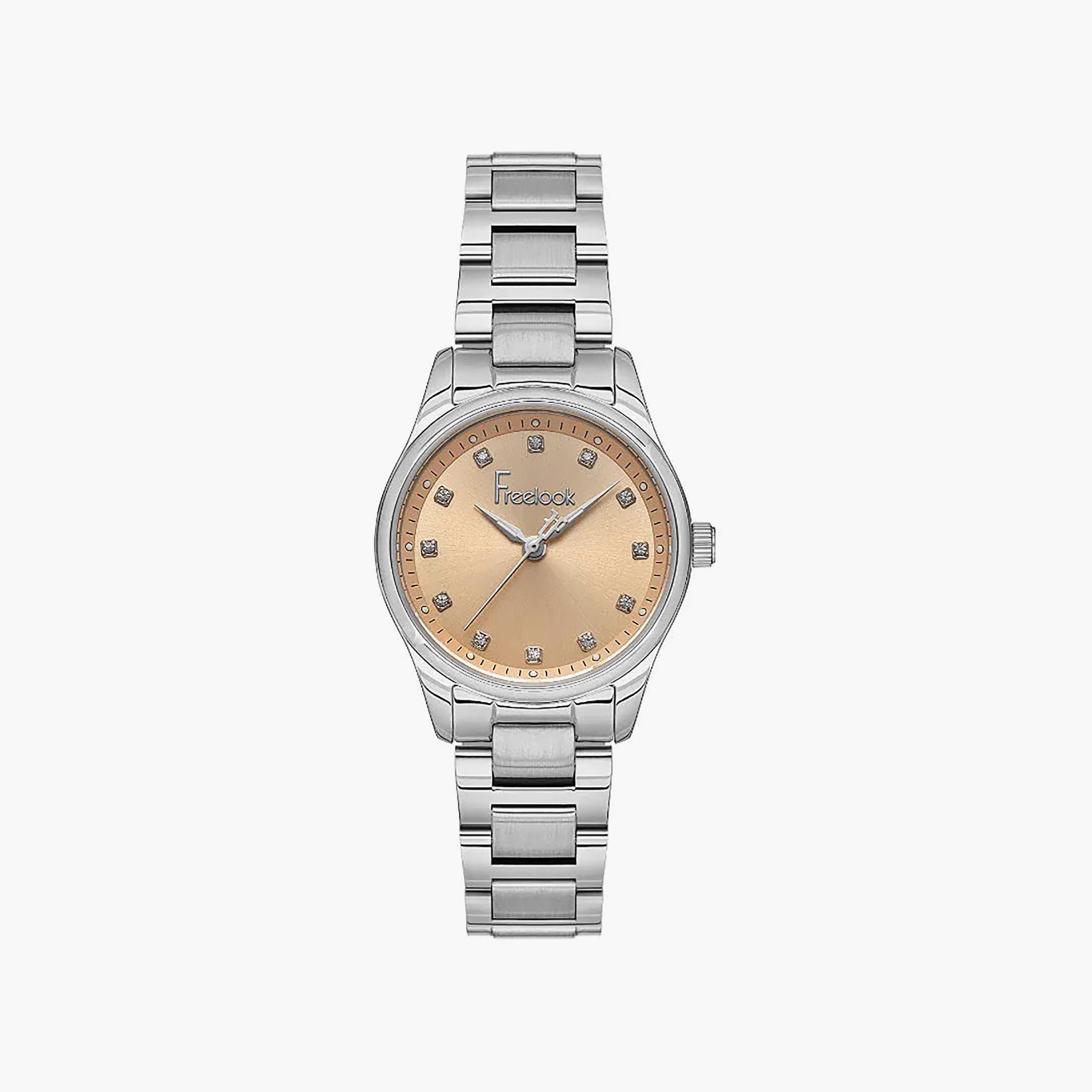 ساعة فريلوك ناتشوريل الفضية المصنوعة من الفولاذ المقاوم للصدأ للنساء | FL.1.10444-4-women-watchesandjewellery-watches-image-1