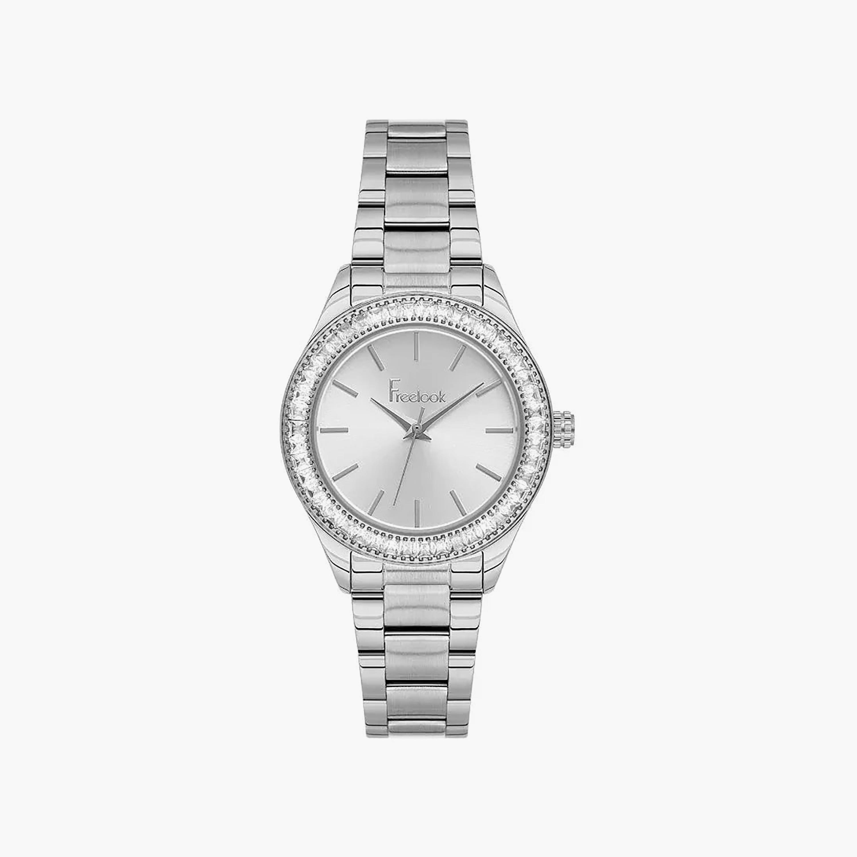 ساعة فريلوك لوميير الفضية المصنوعة من الفولاذ المقاوم للصدأ للنساء | FL.1.10519-1-women-watchesandjewellery-watches-image-1