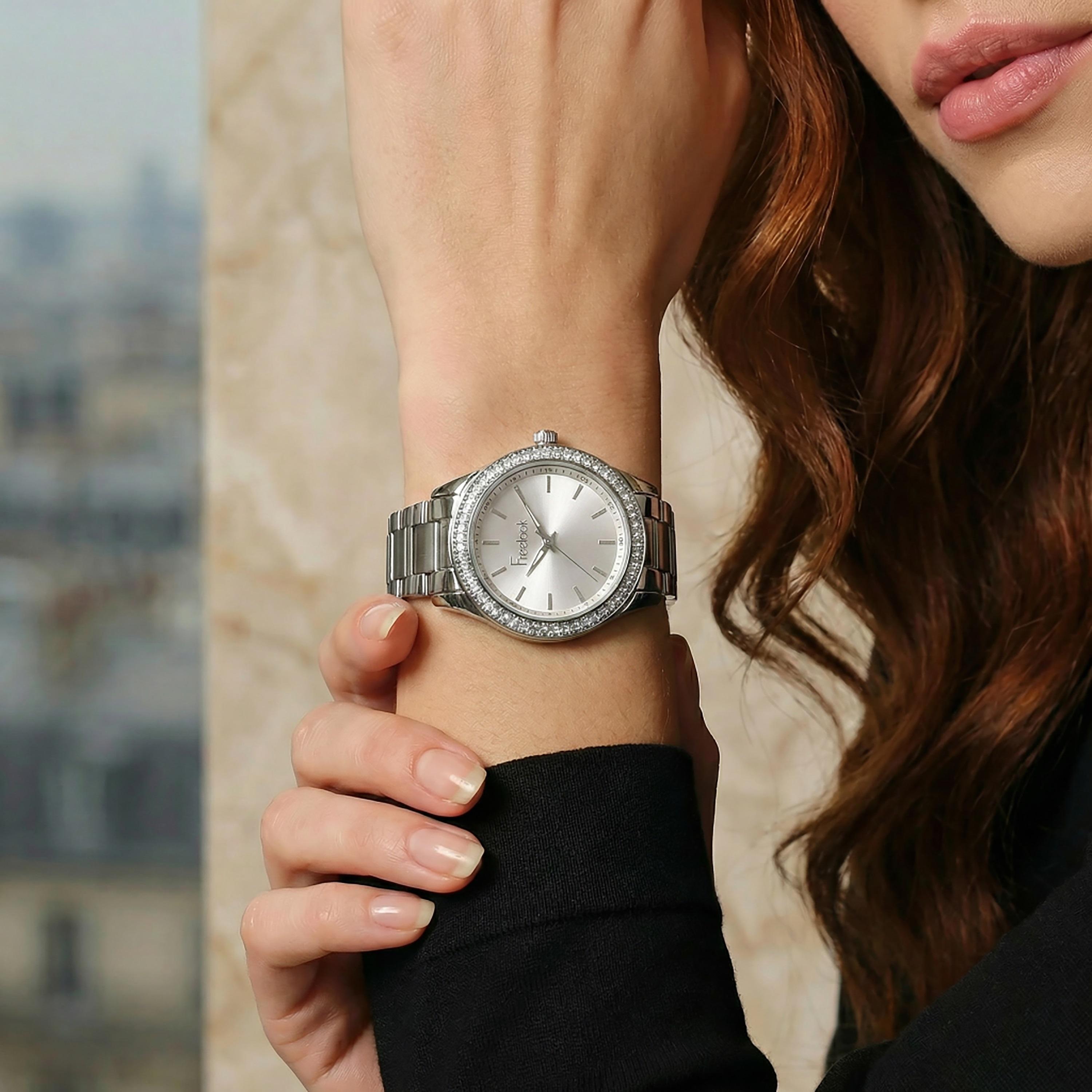 ساعة فريلوك لوميير الفضية المصنوعة من الفولاذ المقاوم للصدأ للنساء | FL.1.10519-1-women-watchesandjewellery-watches-image-3