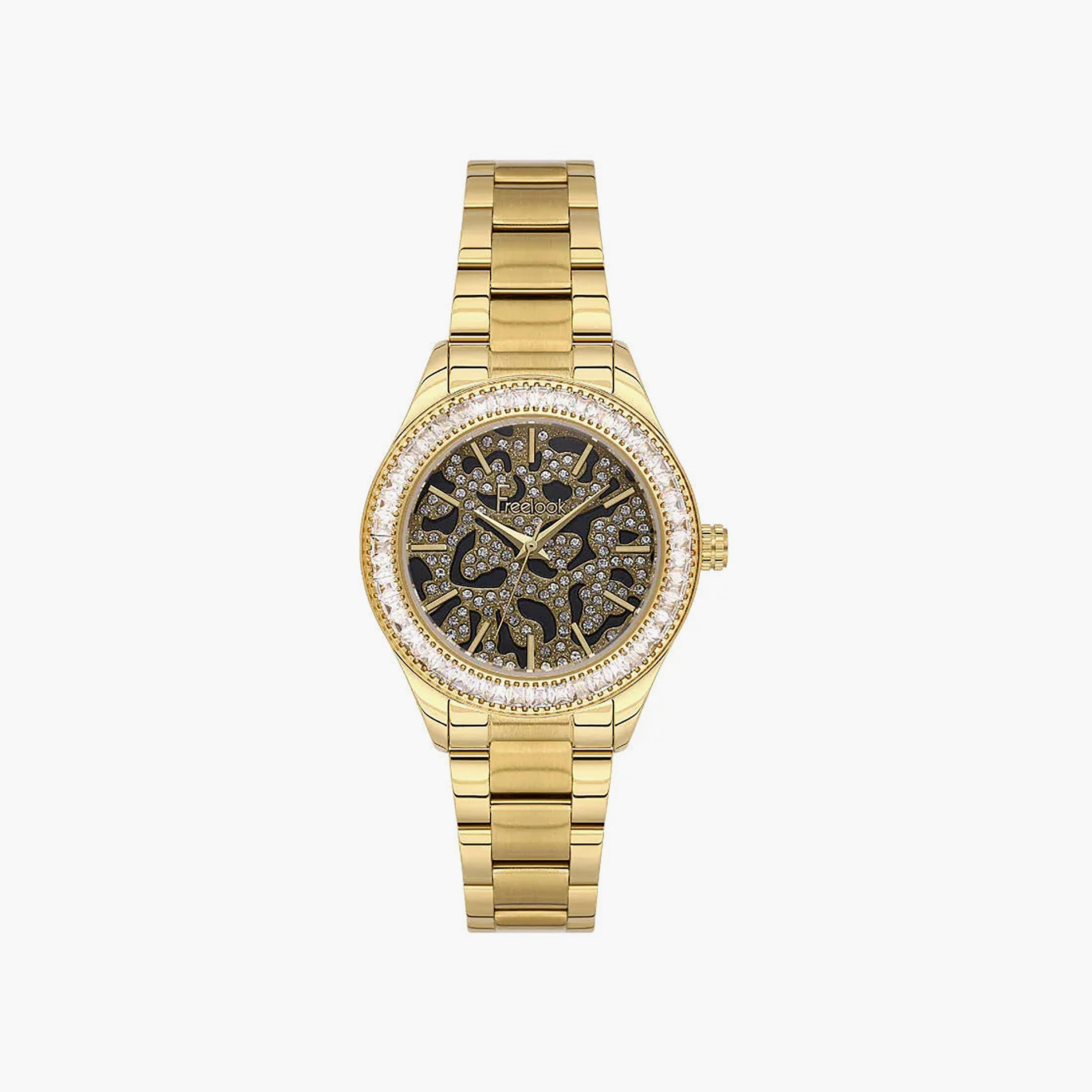 ساعة فريلوك لوميير الذهبية المصنوعة من الفولاذ المقاوم للصدأ للنساء | FL.1.10519-4-women-watchesandjewellery-watches-image-1