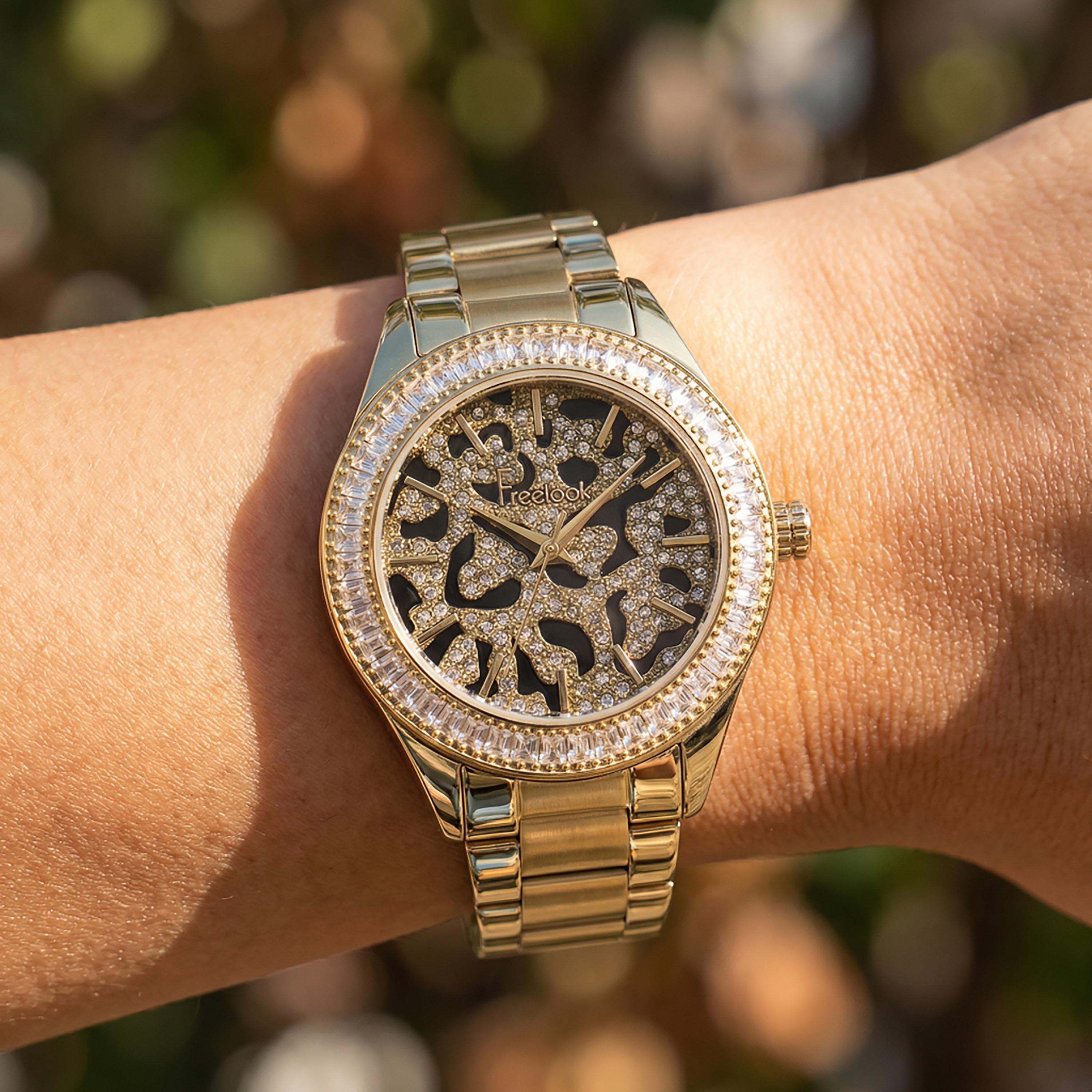 ساعة فريلوك لوميير الذهبية المصنوعة من الفولاذ المقاوم للصدأ للنساء | FL.1.10519-4-women-watchesandjewellery-watches-image-3
