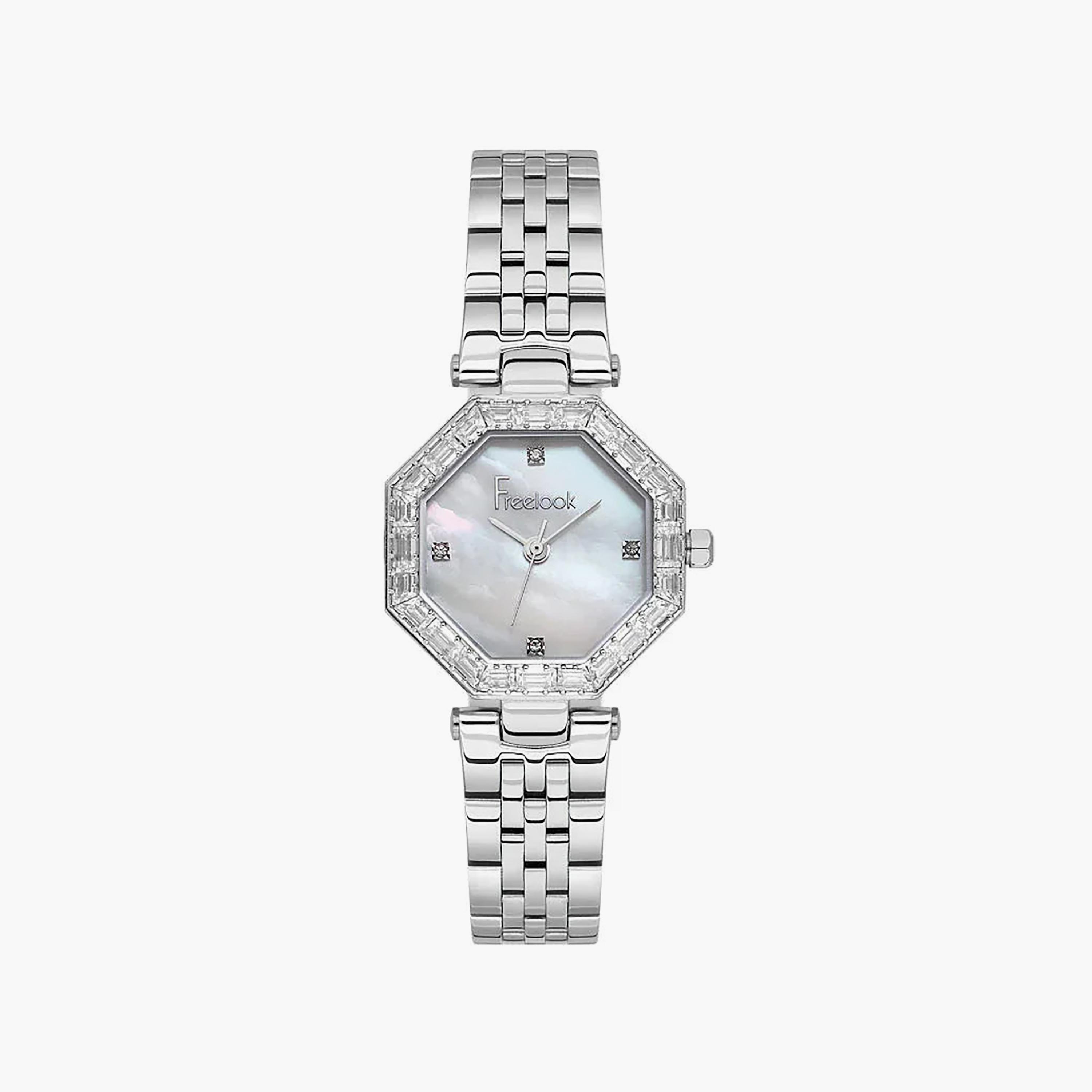 ساعة فريلوك لوميير الفضية المصنوعة من الفولاذ المقاوم للصدأ للنساء | FL.1.10529-1-women-watchesandjewellery-watches-image-1