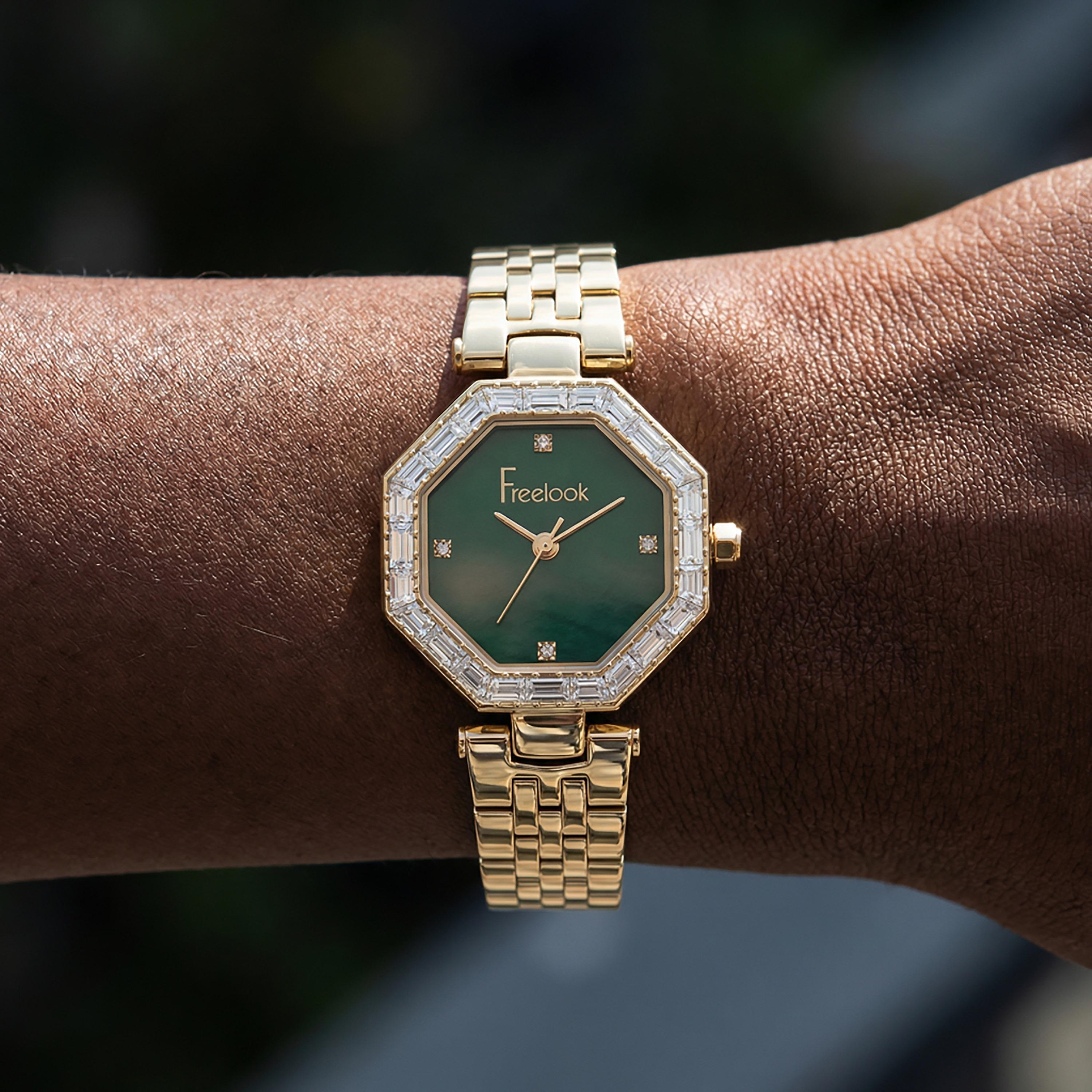 ساعة فريلوك لوميير الذهبية المصنوعة من الفولاذ المقاوم للصدأ للنساء | FL.1.10529-3-women-watchesandjewellery-watches-image-3