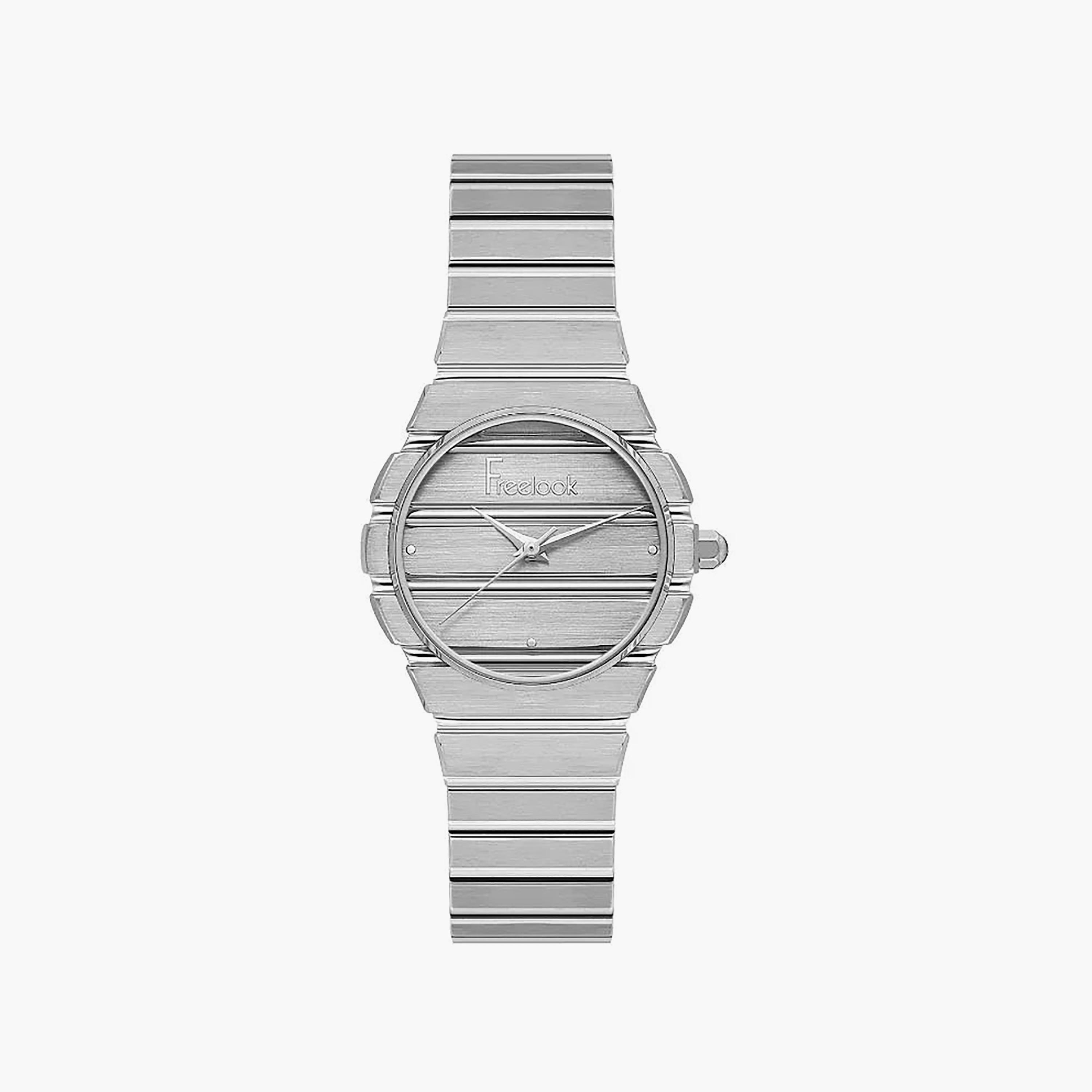 Freelook Charmant Silver Stainless Steel Watch for Women | FL.1.10543-1-women-watchesandjewellery-watches-image-1