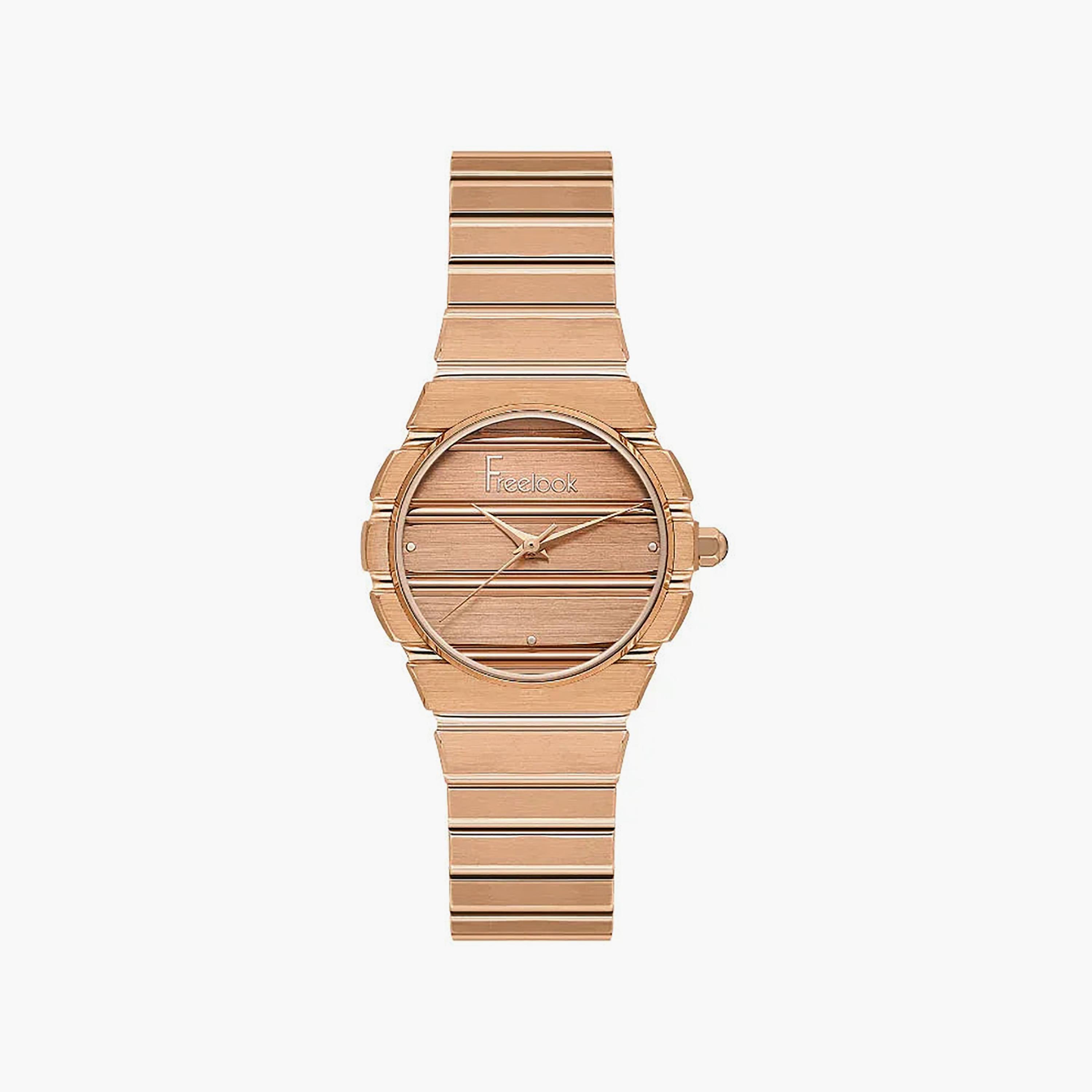 Freelook Charmant Rose Gold Stainless Steel Watch for Women | FL.1.10543-3-women-watchesandjewellery-watches-image-1