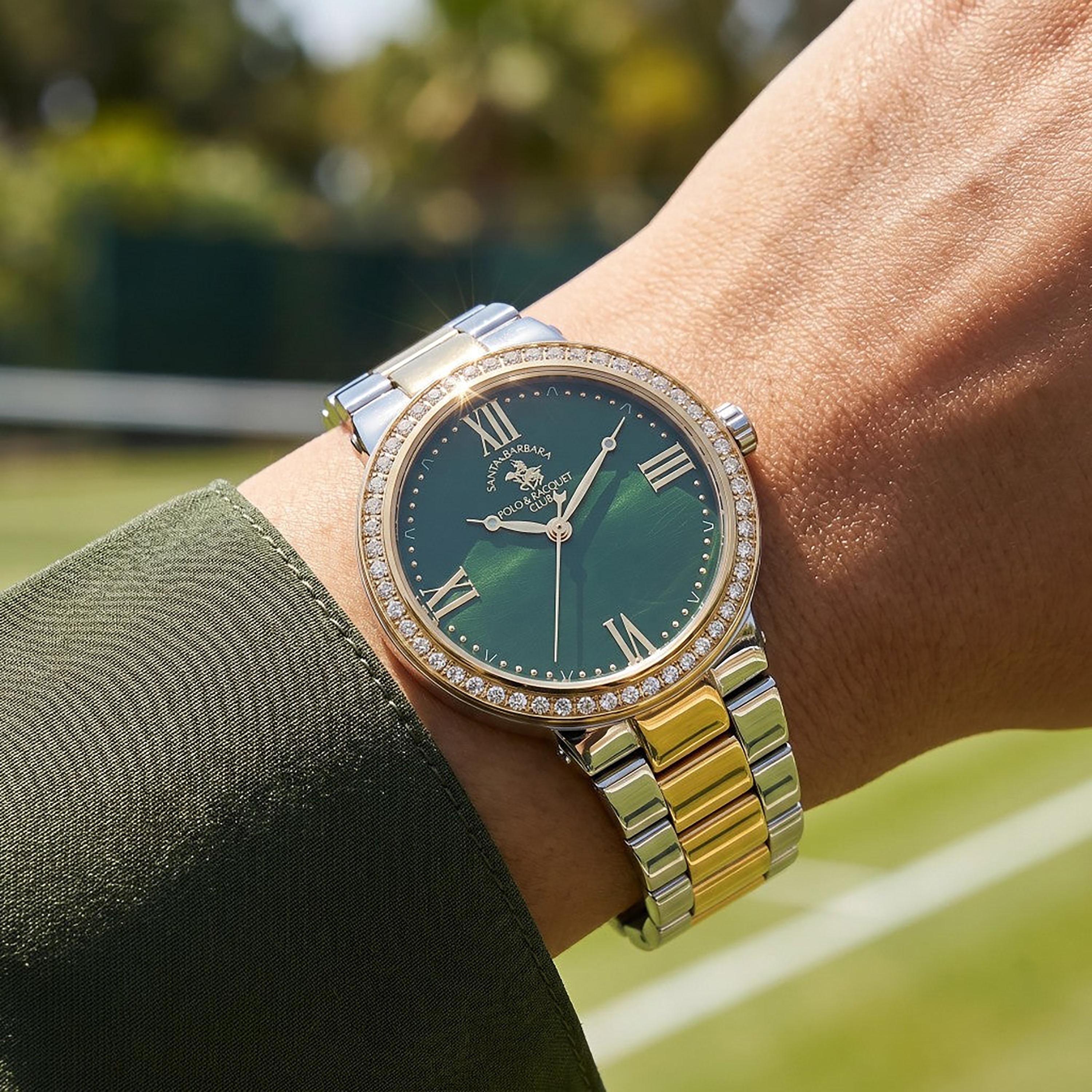 Santa Barbara Polo   Racquet Club Unique Silver and Gold Stainless Steel Watch for Women | SB.1.10553-4-women-watchesandjewellery-watches-image-3