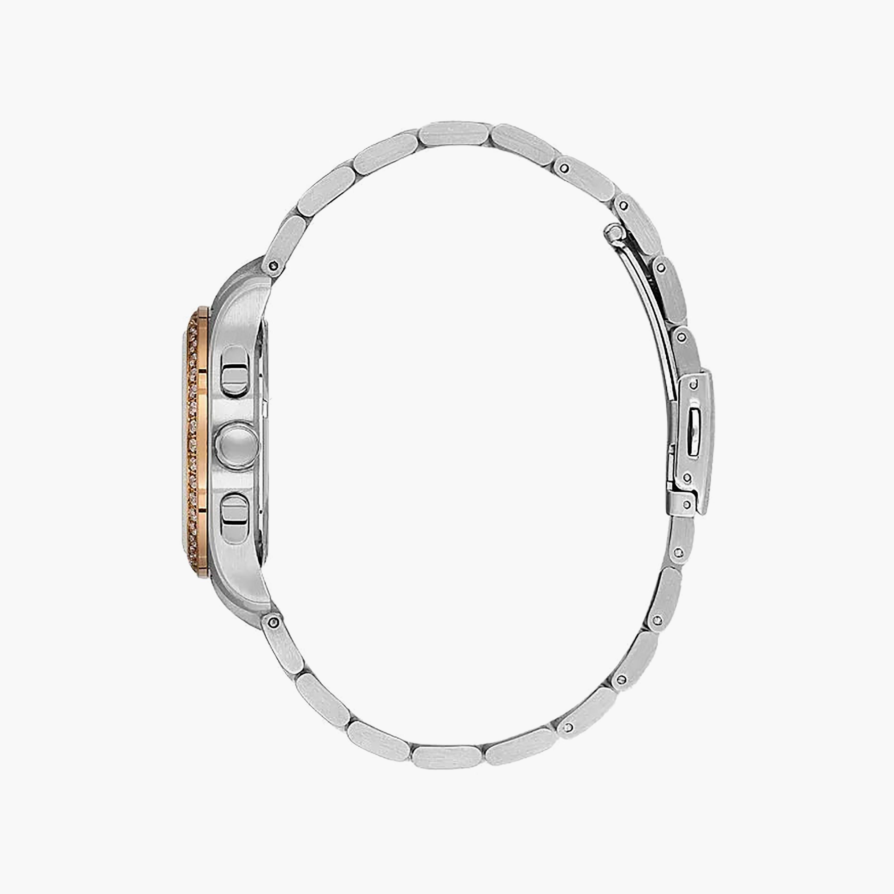 Santa Barbara Polo   Racquet Club Unique Silver and Rose Gold Stainless Steel Watch for Women | SB.1.10555-5-women-watchesandjewellery-watches-image-2