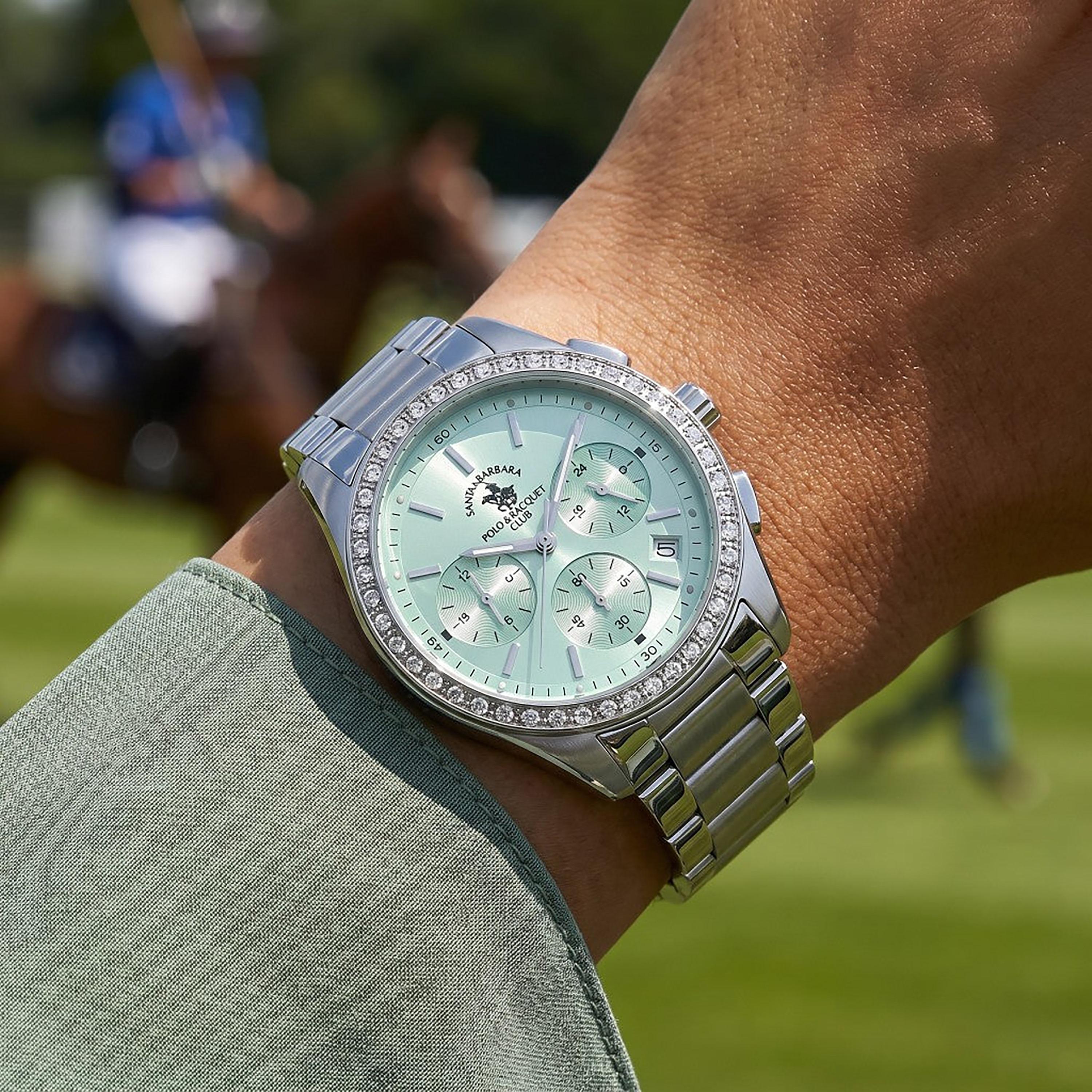 Santa Barbara Polo   Racquet Club Unique Silver Stainless Steel Watch for Women | SB.1.10555-6-women-watchesandjewellery-watches-image-3