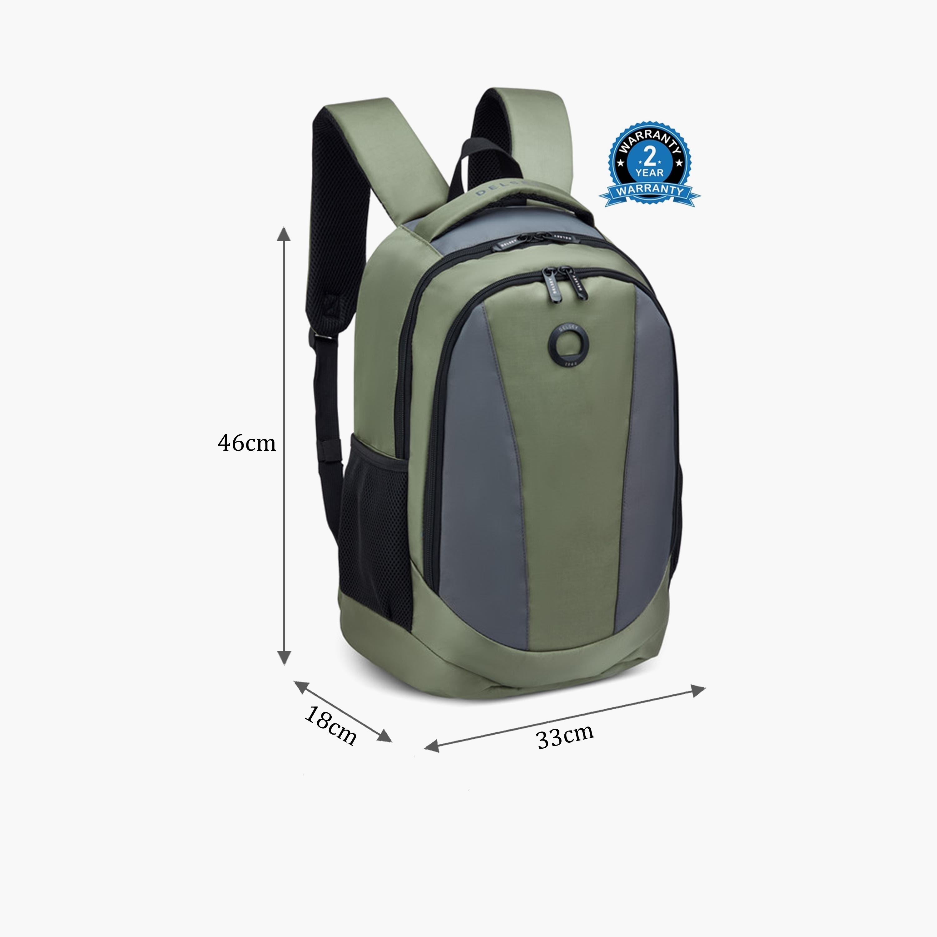 Delsey Paris 27 L | 15.6 Inches George Laptop Backpack, Polyester, Adjustable Strap | 3613600-women-bagsandwallets-backpacks-image-2