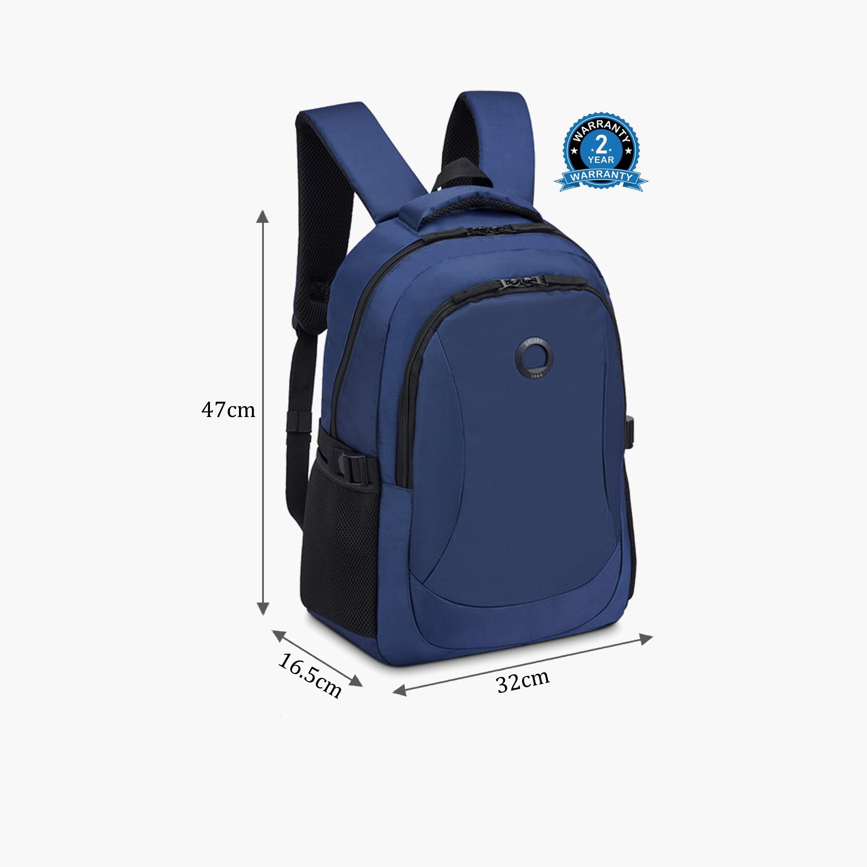 Delsey Paris 25 L | 15.6 Inches Kyle Laptop Backpack, Polyester, Adjustable Strap | 3612600-women-bagsandwallets-backpacks-image-2
