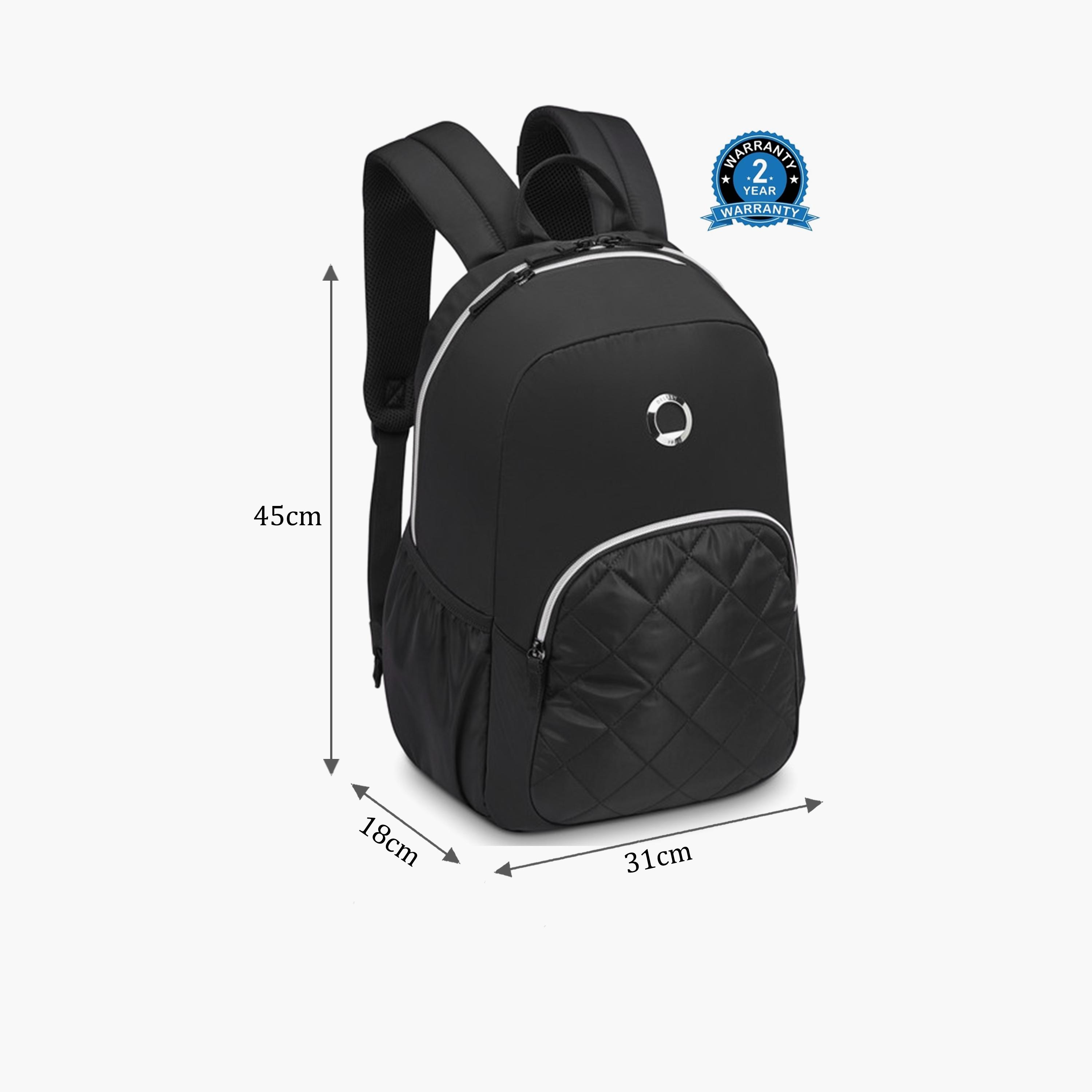 Delsey Paris 25 L | 15.6 Inches Karen Laptop Backpack, Polyester, Adjustable Strap | 3620600-women-bagsandwallets-backpacks-image-2