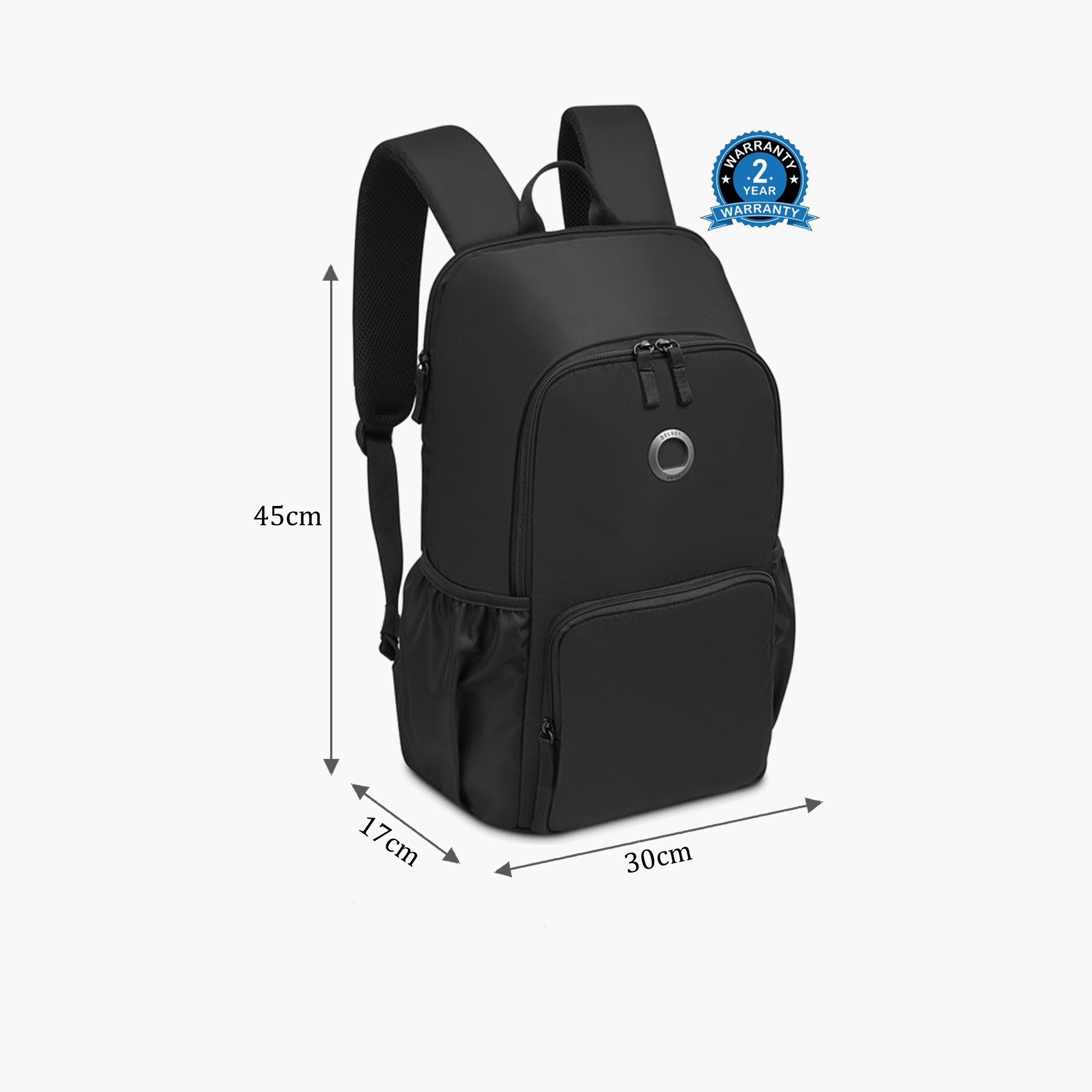 Delsey Paris 20 L | 15.6 Inches Sunny 2 Laptop Backpack, Polyester, Adjustable Strap | 36226010-women-bagsandwallets-backpacks-image-2