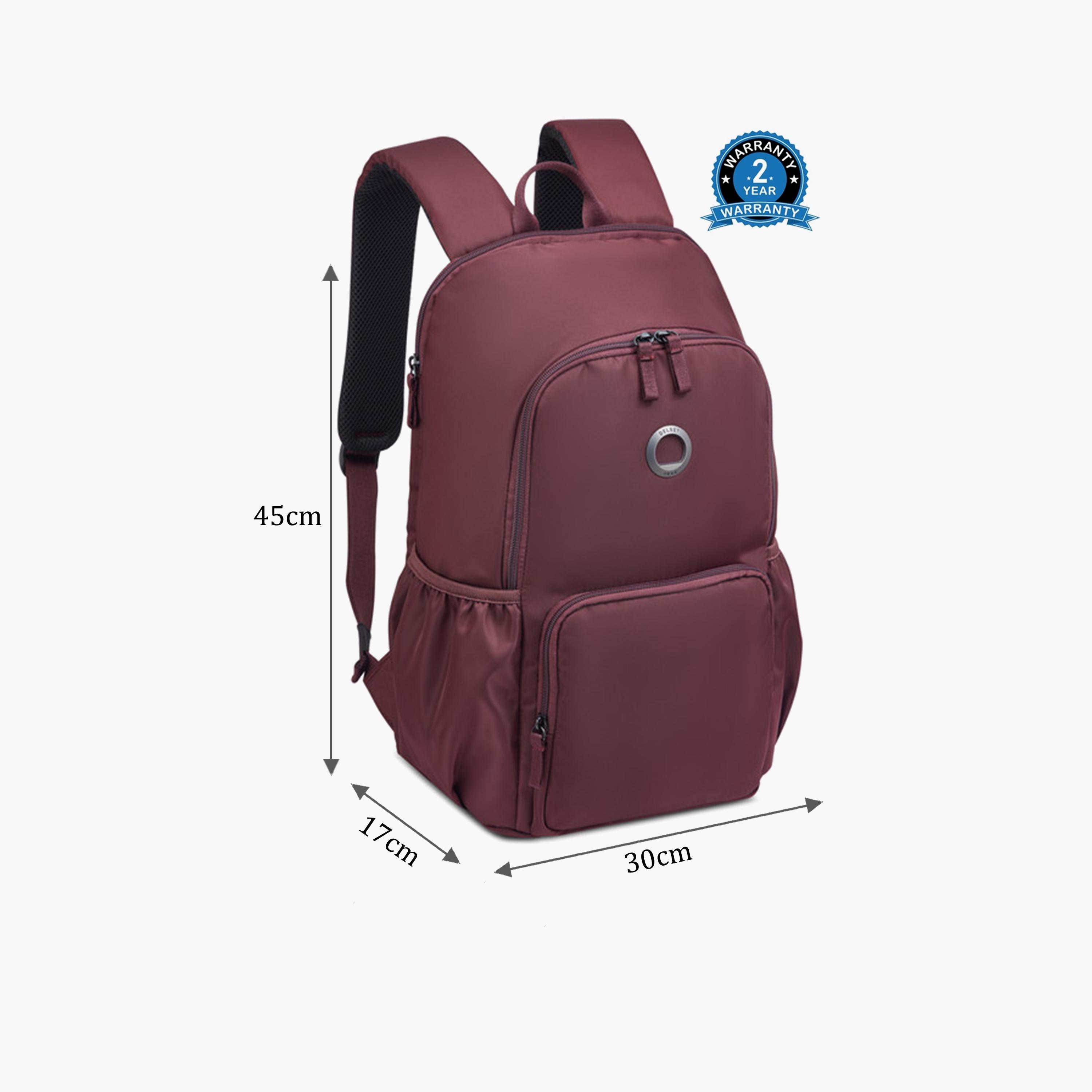 Delsey Paris 20 L | 15.6 Inches Sunny 2 Laptop Backpack, Polyester, Adjustable Strap | 36226010-women-bagsandwallets-backpacks-image-2