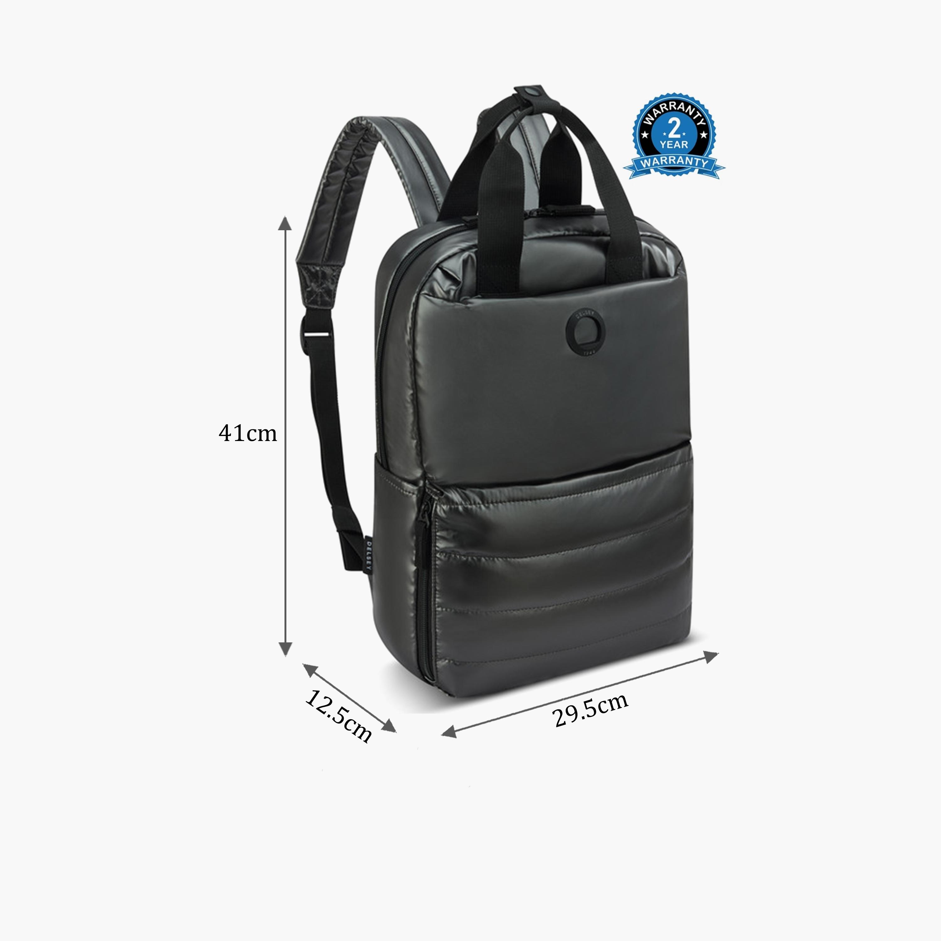 Delsey Paris 15.1 L | 15.6 Inches Paloma Backpack, Polyester, Adjustable Strap | 36306000-women-bagsandwallets-backpacks-image-2