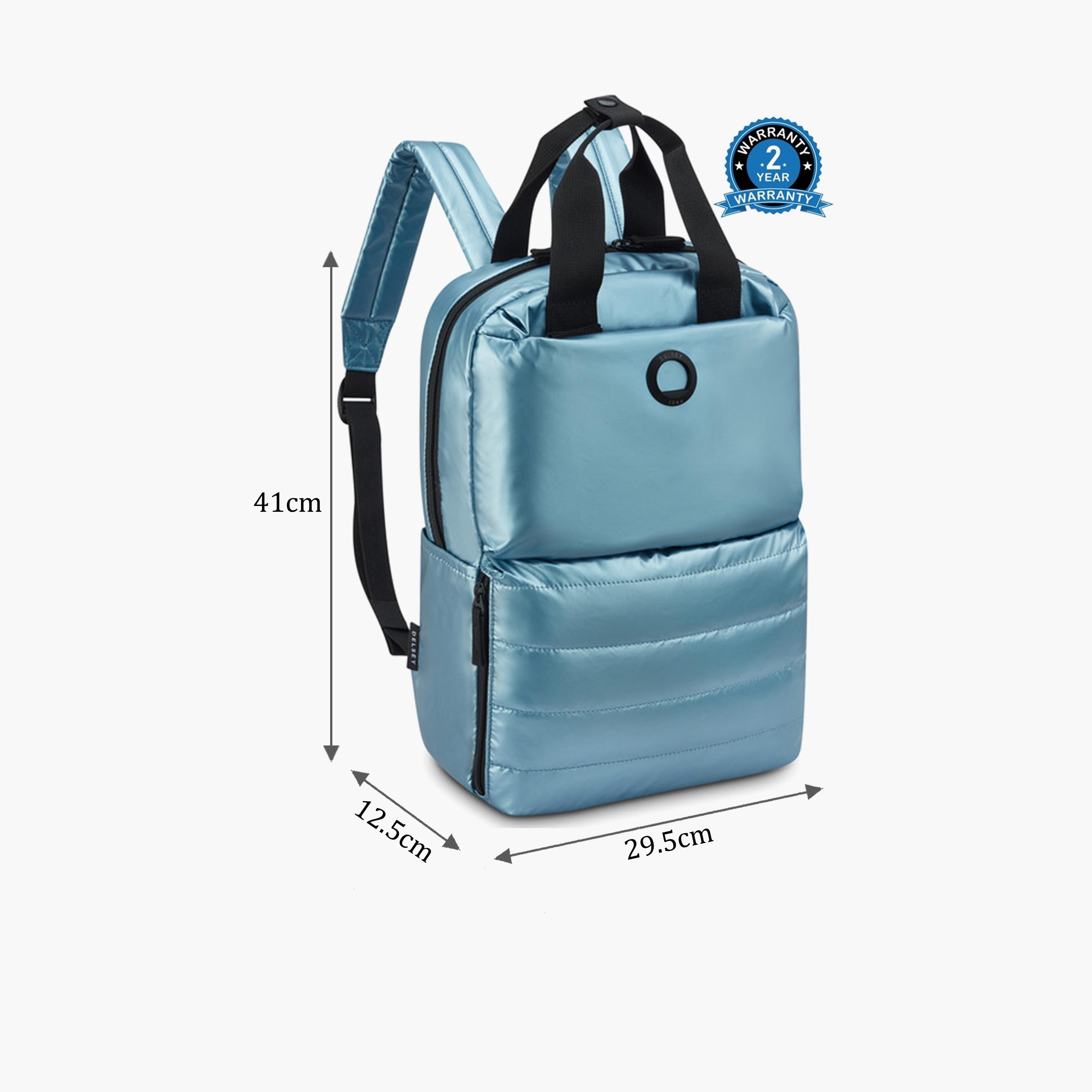 Delsey Paris 15.1 L | 15.6 Inches Paloma Backpack, Polyester, Adjustable Strap | 36306000-women-bagsandwallets-backpacks-image-2