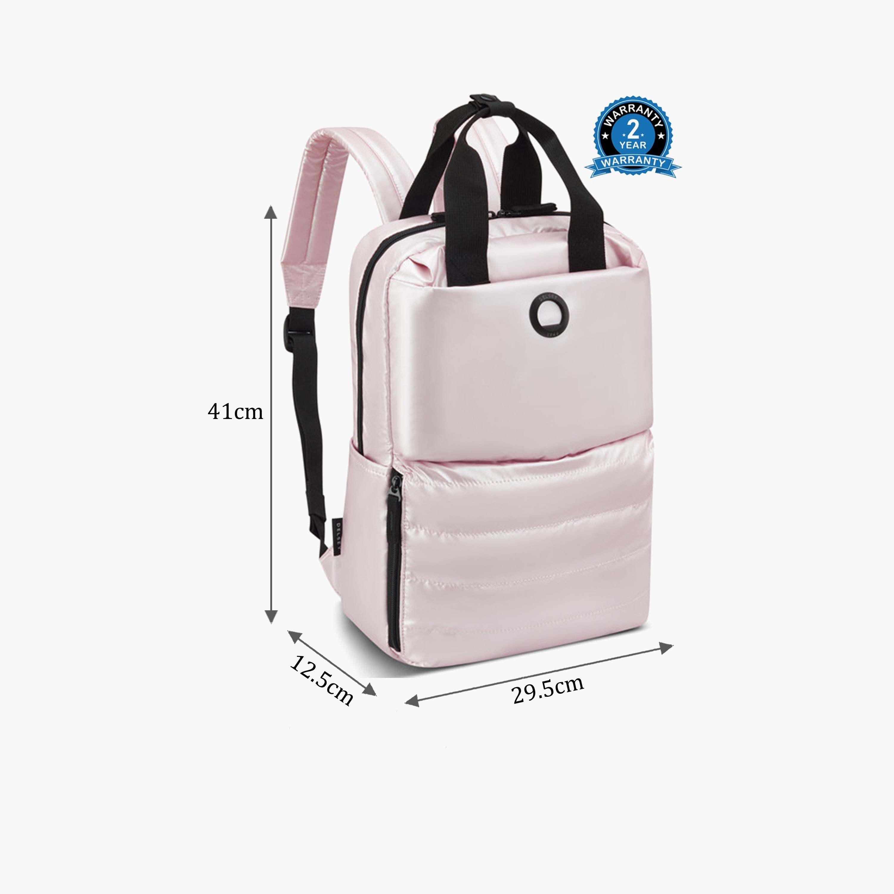 Delsey Paris 15.1 L | 15.6 Inches Paloma Backpack, Polyester, Adjustable Strap | 36306000-women-bagsandwallets-backpacks-image-2