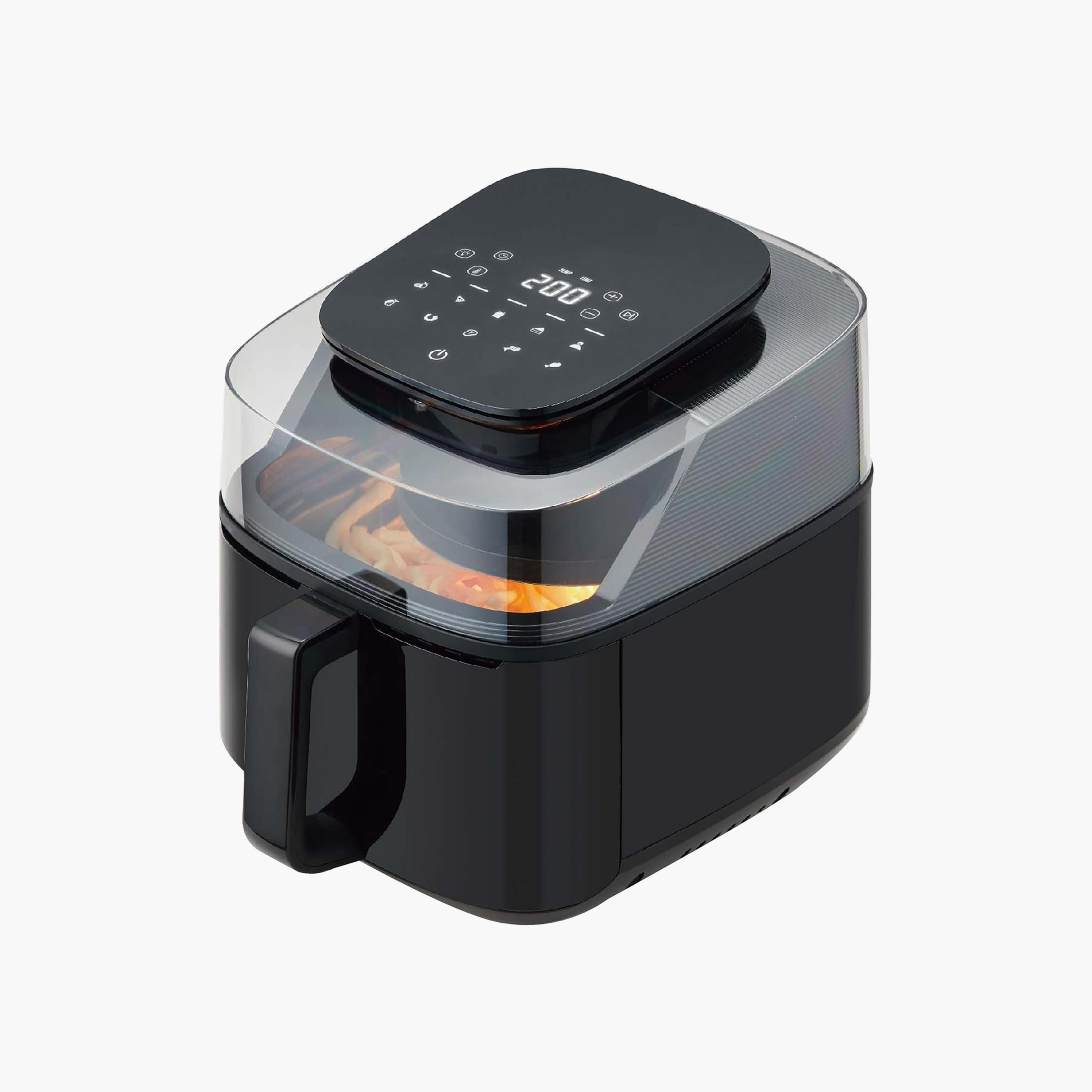 مقلاة هوائية بريستيج 1500 واط، سعة 5.5 لتر، لون أسود | PR50320-household-appliances-kitchenappliances-airfryers-image-1