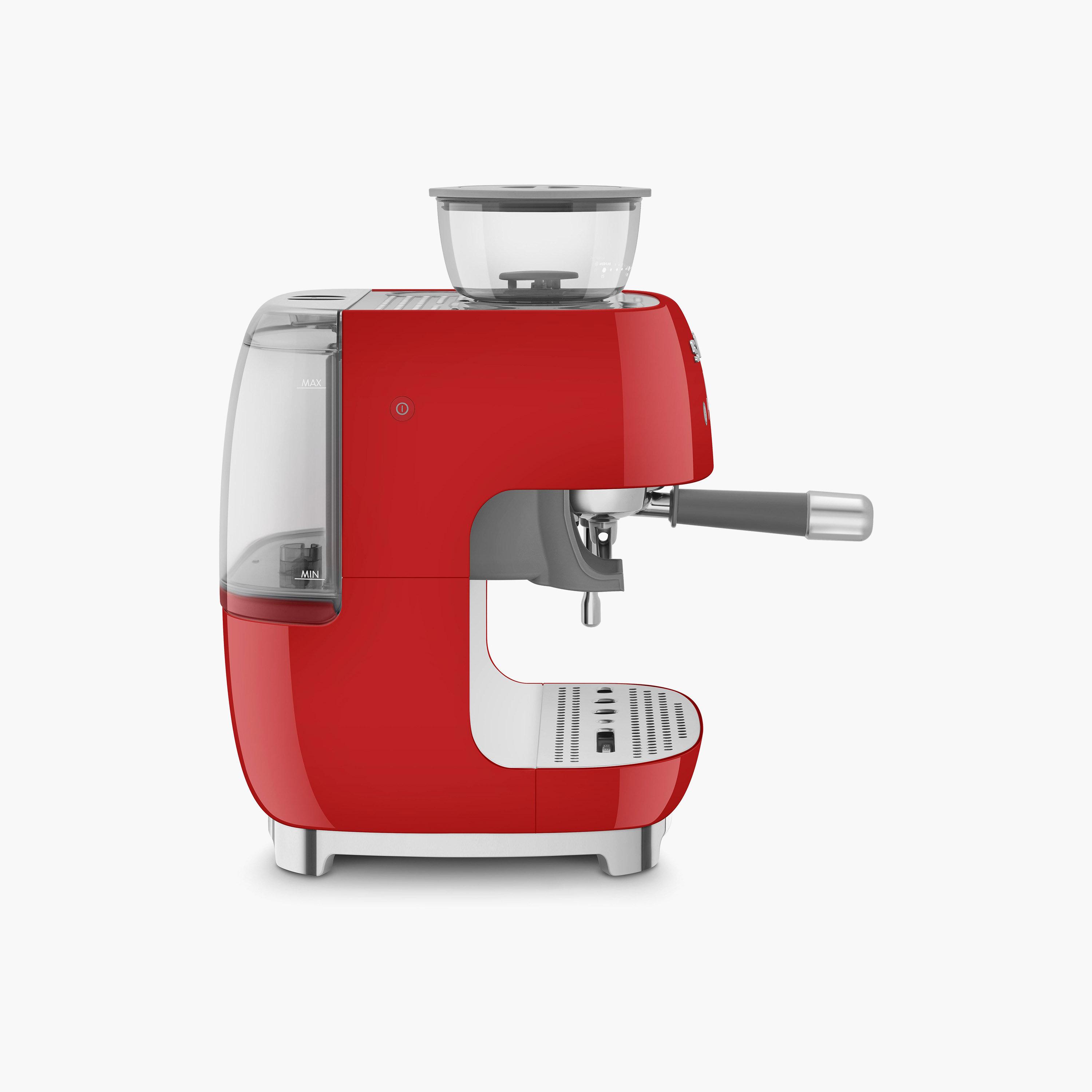 Smeg Espresso Coffee Machine with Grinder Red | EGF03RDUK-PROMO_EMAX_AE_ADIB_240926-image-2