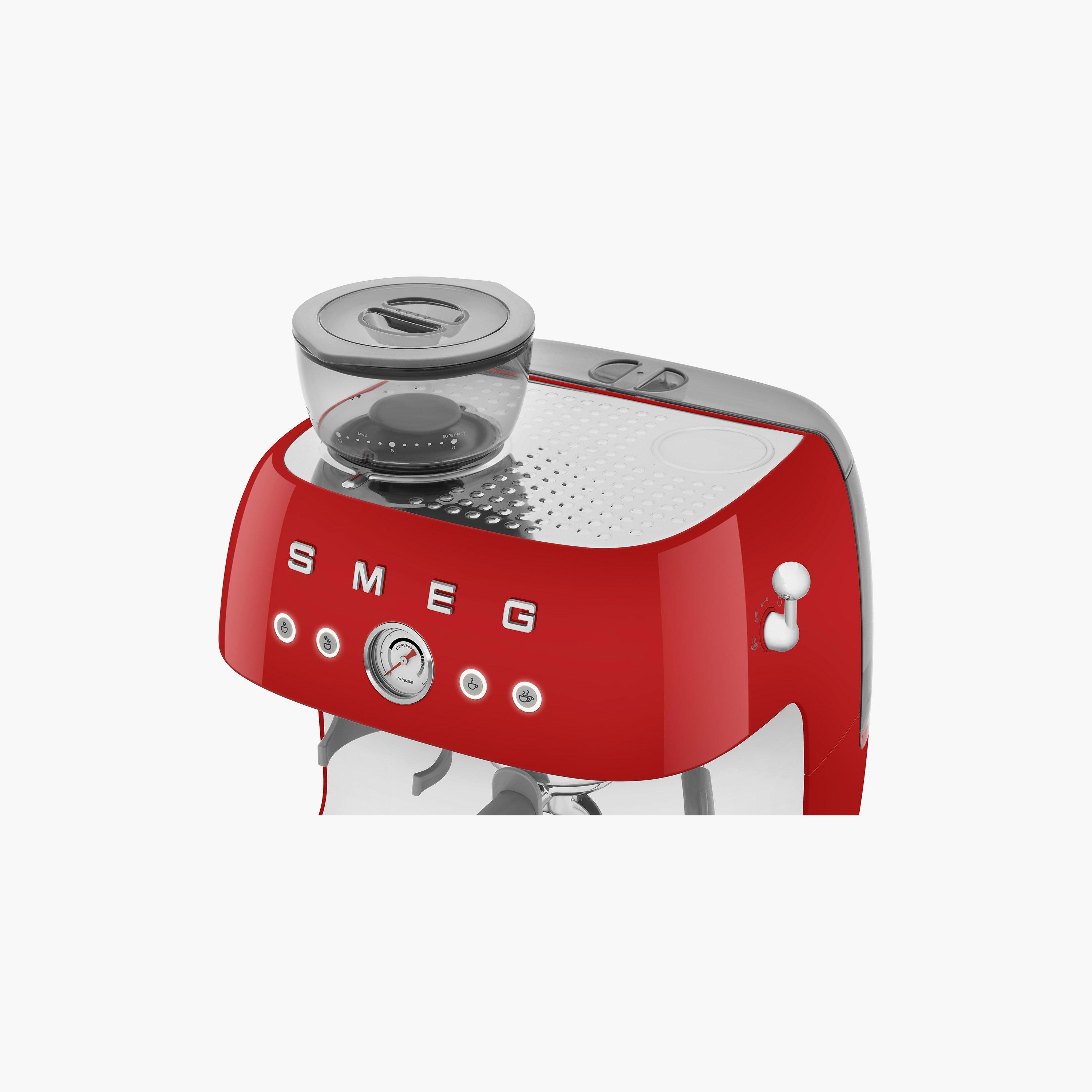 Smeg Espresso Coffee Machine with Grinder Red | EGF03RDUK-PROMO_EMAX_AE_ADIB_240926-image-3