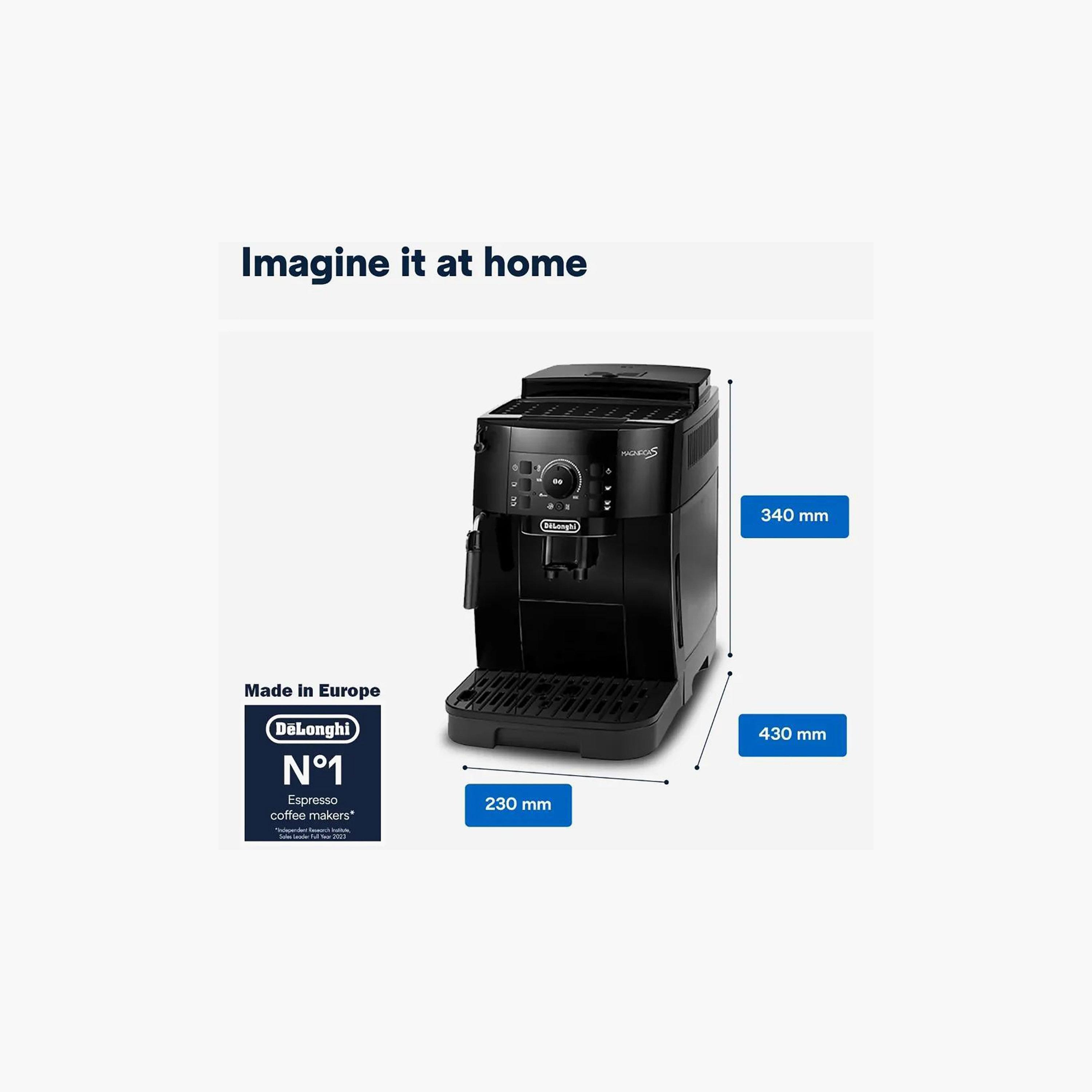 Delonghi Magnifica S Fully Automatic Bean To Cup Coffee Machine Black | ECAM12.121.B-PROMO_EMAX_AE_ADIB_240926-image-4