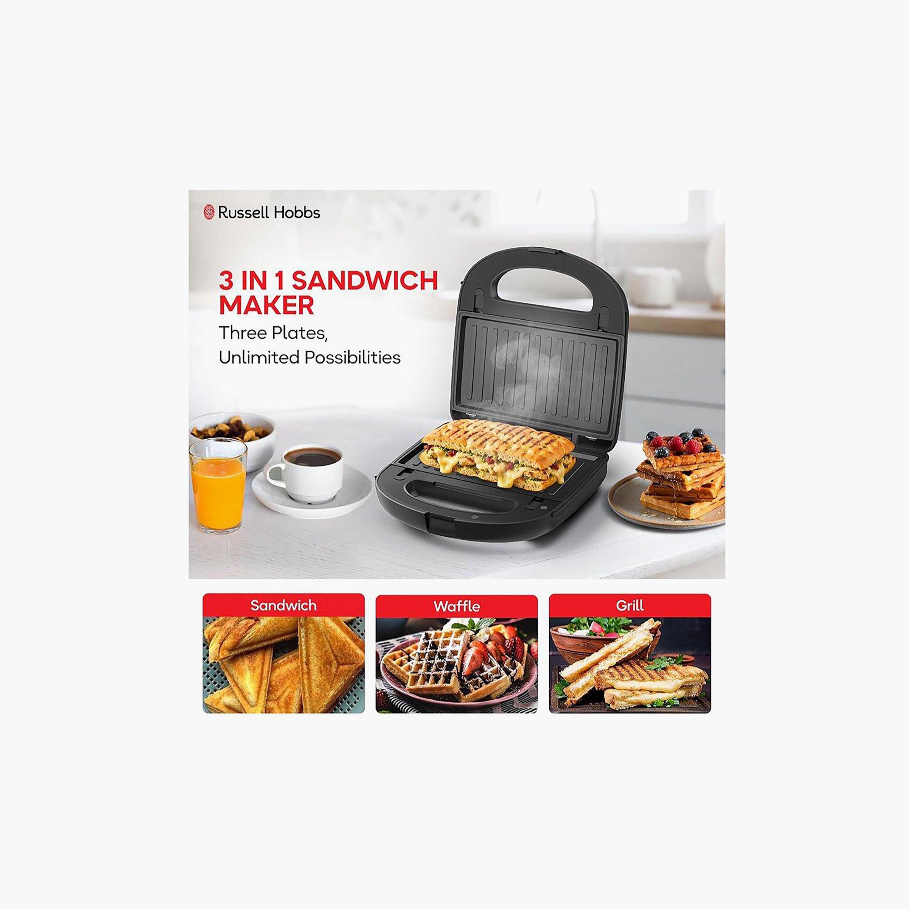 Russell Hobbs 3-in-1 Sandwich Maker | WM101-household-appliances-kitchenappliances-foodprocessors-image-4