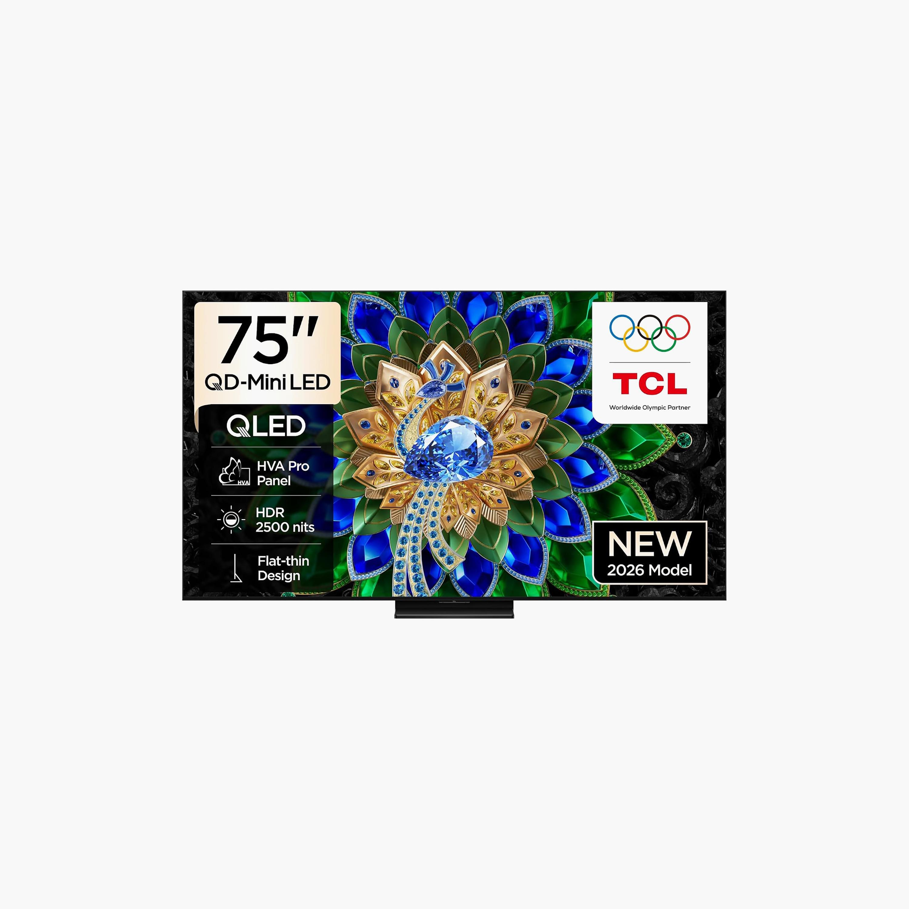 TCL 75 inch QD-Mini LED Google TV Bluetooth 5.4 144 Hz 2500 nits 75A400U-electronics-televisionandvideo-image-1